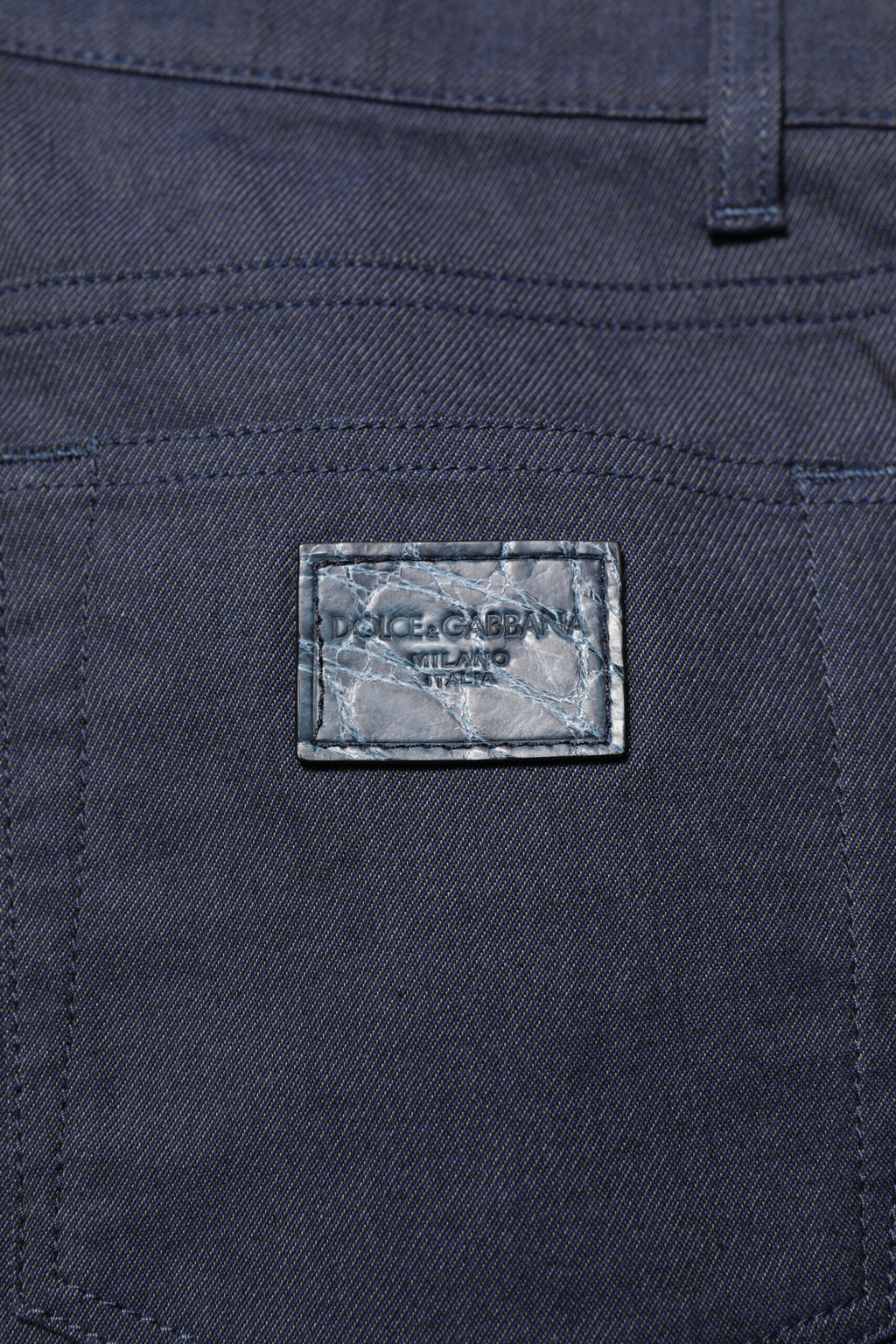 Dolce & Gabbana Blue Skinny Jeans for Men additional view