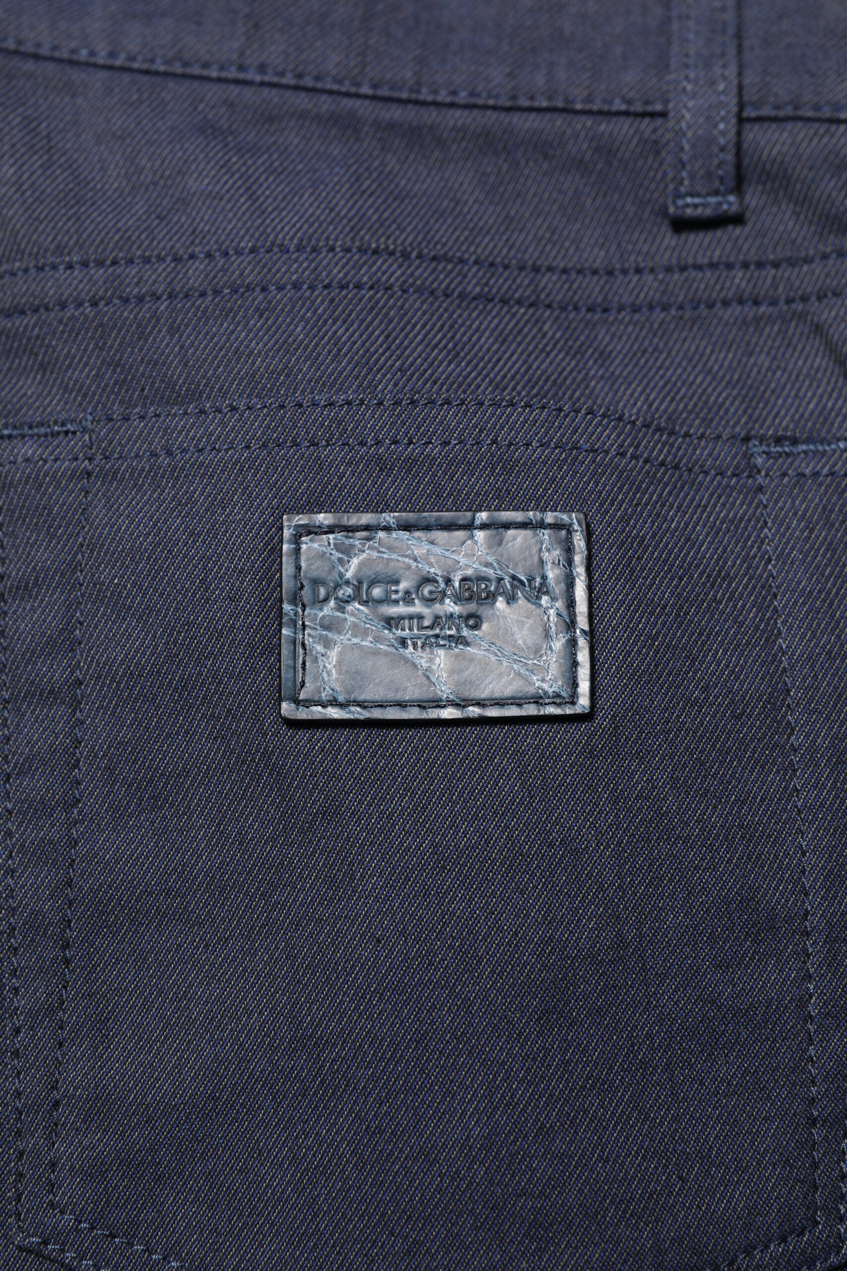 Dolce & Gabbana Blue Skinny Jeans for Men additional view