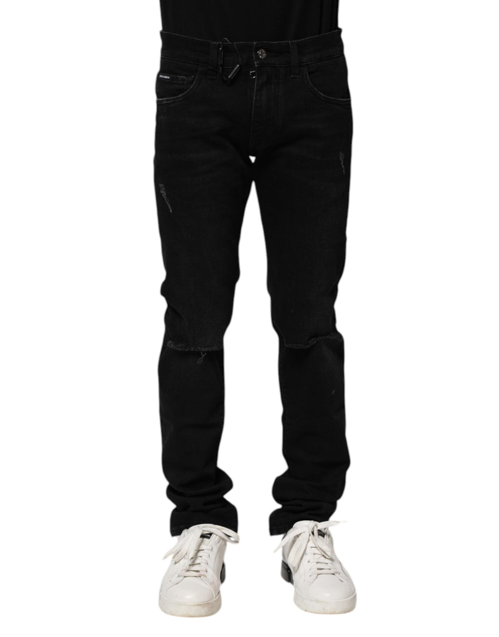 Dolce & Gabbana Black Skinny Jeans for Men