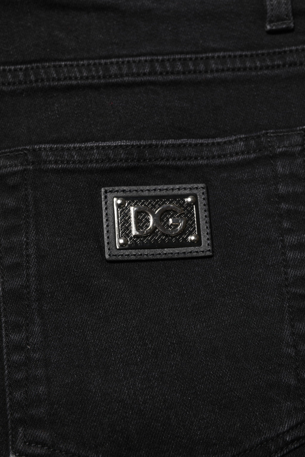 Dolce & Gabbana Black Skinny Jeans for Men additional view