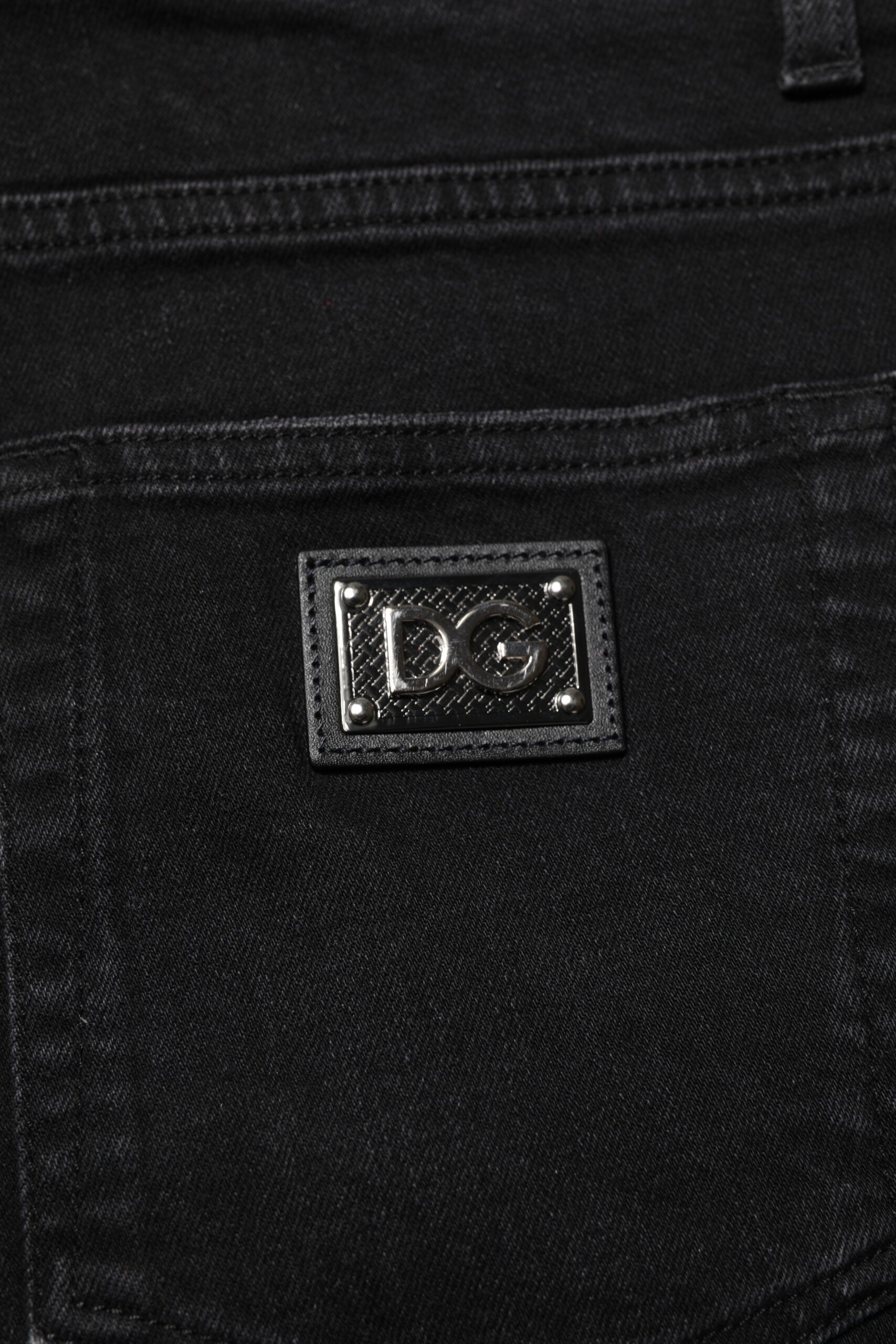 Dolce & Gabbana Black Skinny Jeans for Men additional view