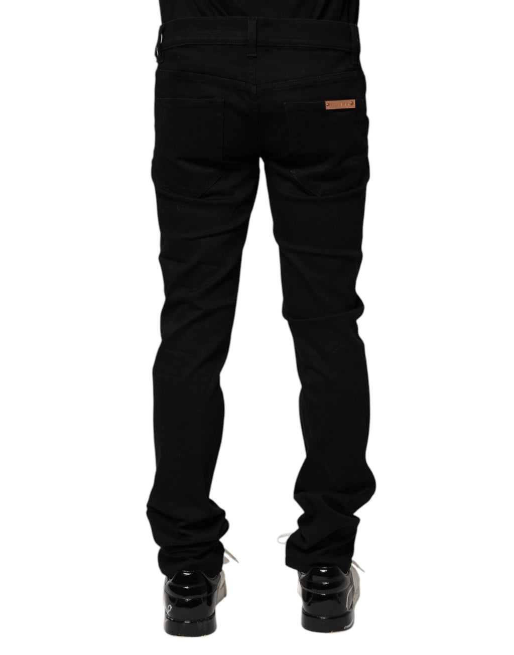 Dolce & Gabbana Black Skinny Jeans for Men side view