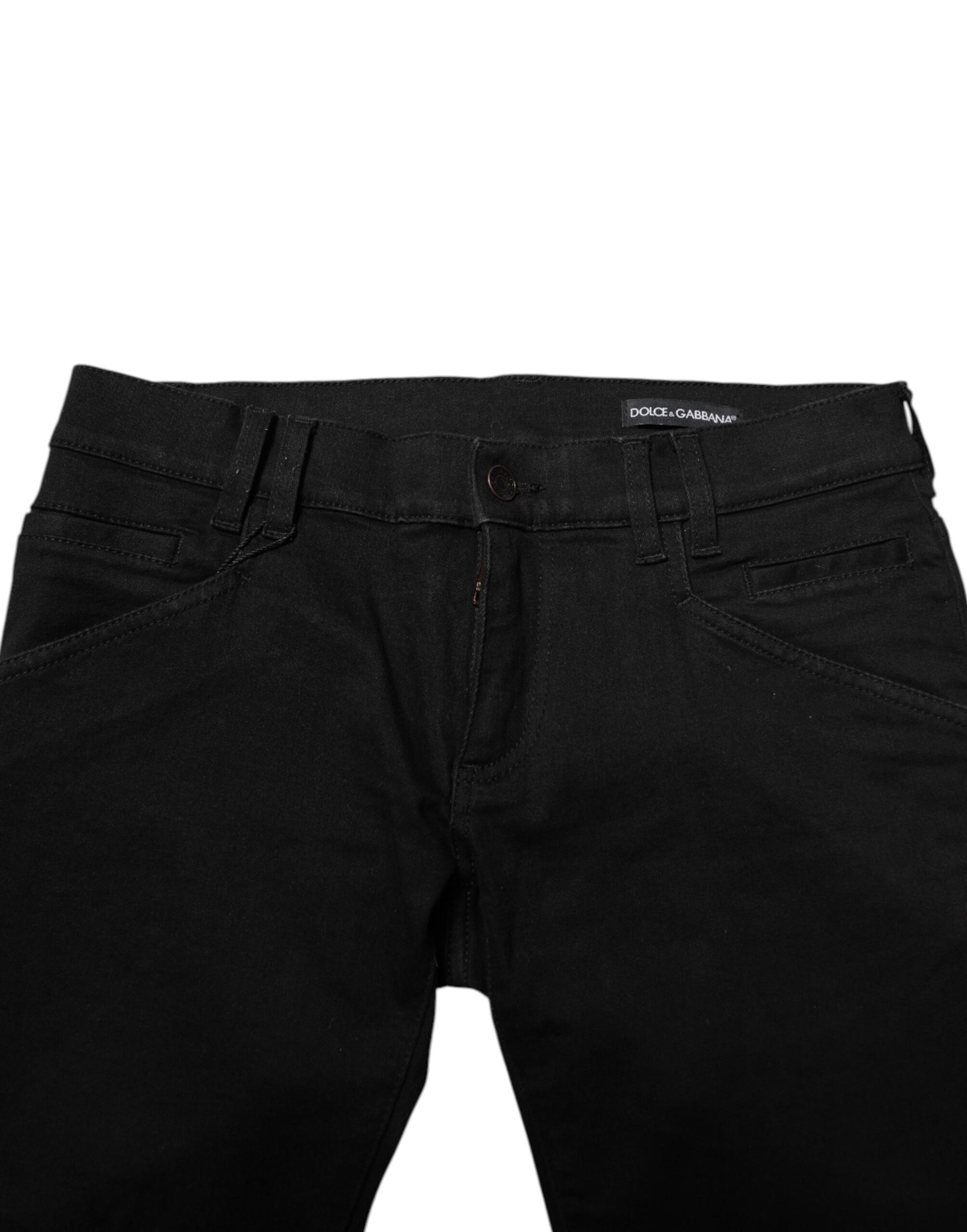 Dolce & Gabbana Black Skinny Jeans for Men additional view