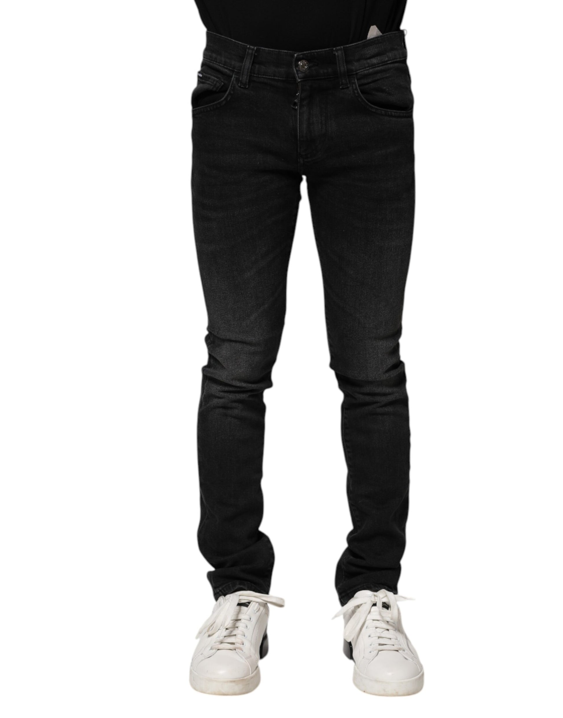 Dolce & Gabbana Black Skinny Jeans for Men alternate view