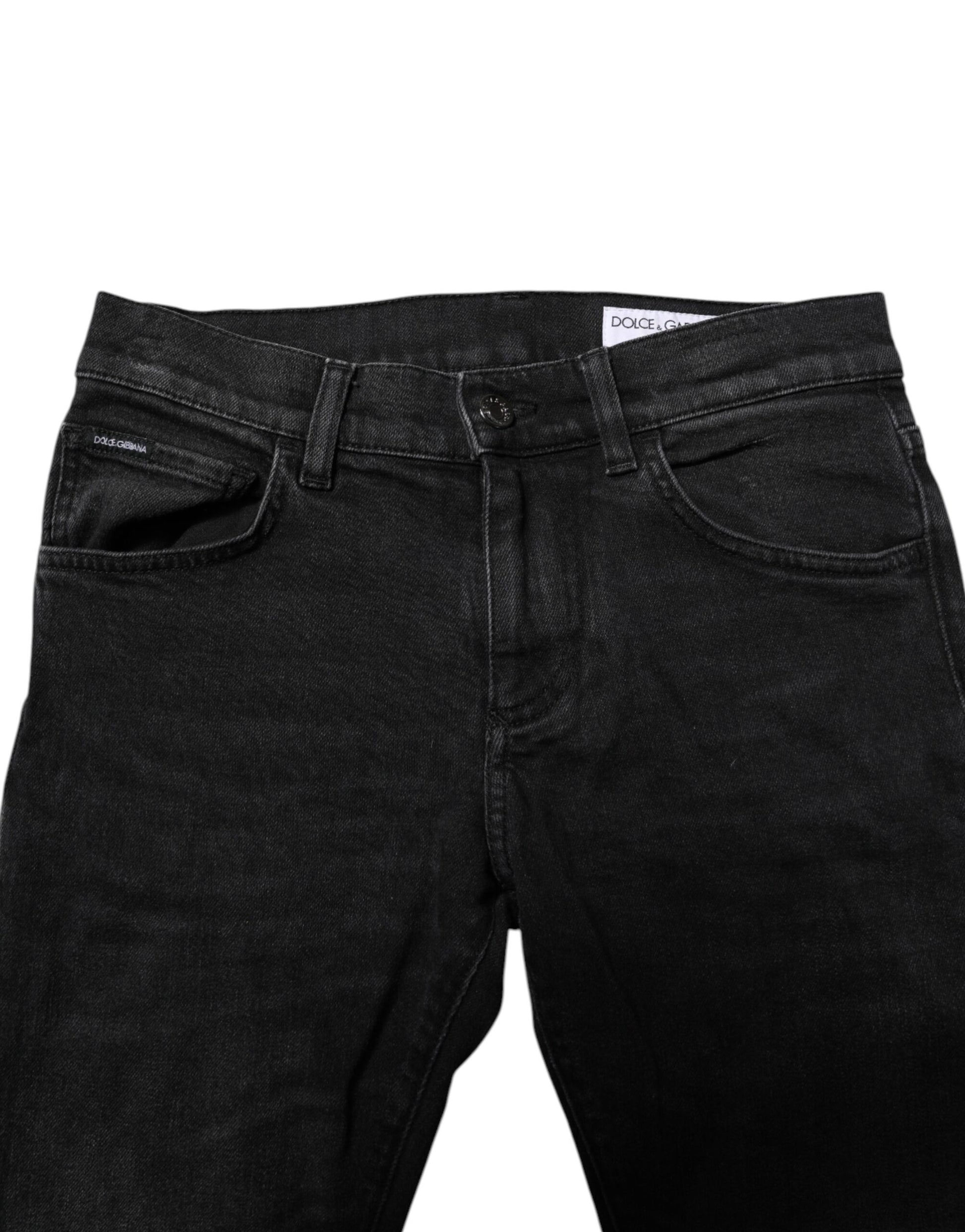 Dolce & Gabbana Black Skinny Jeans for Men additional view