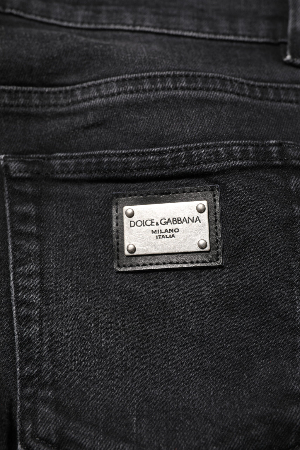Dolce & Gabbana Black Skinny Jeans for Men additional view
