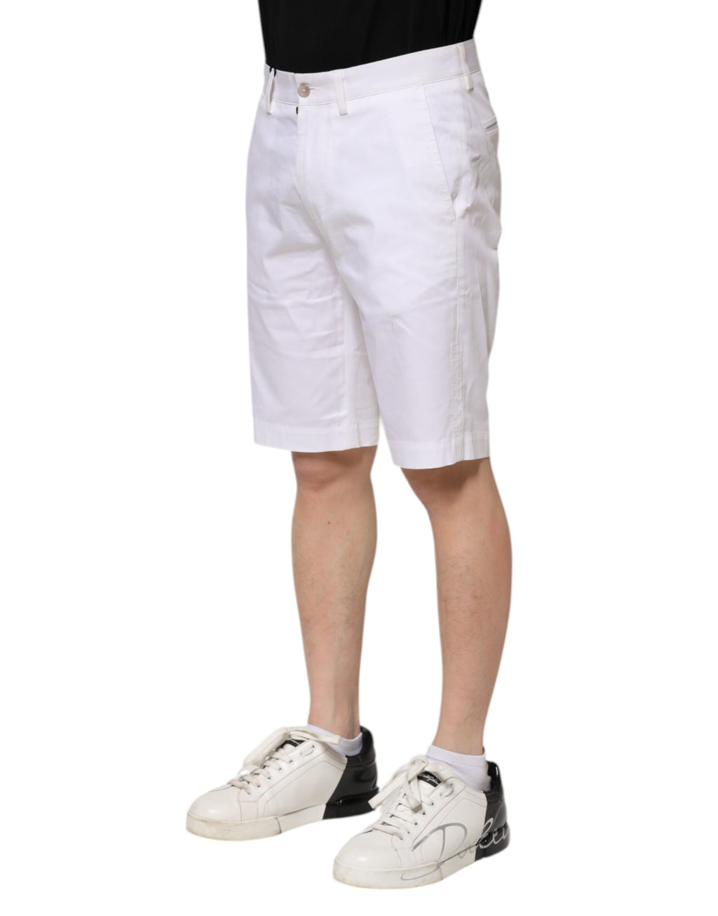 Dolce & Gabbana White Bermuda for Men detail view