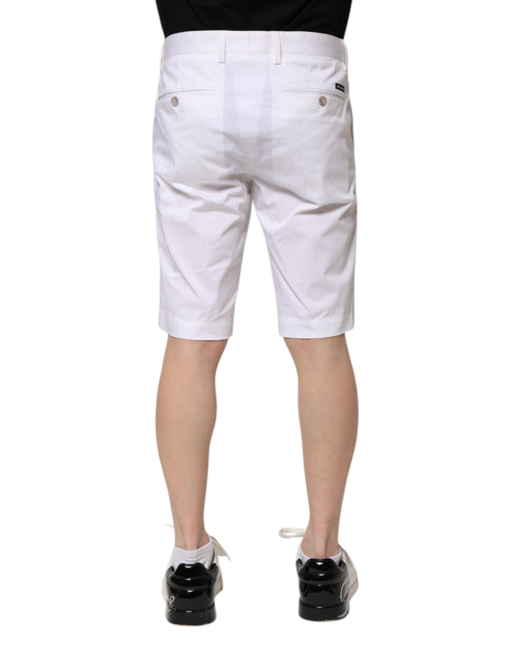 Dolce & Gabbana White Bermuda for Men side view