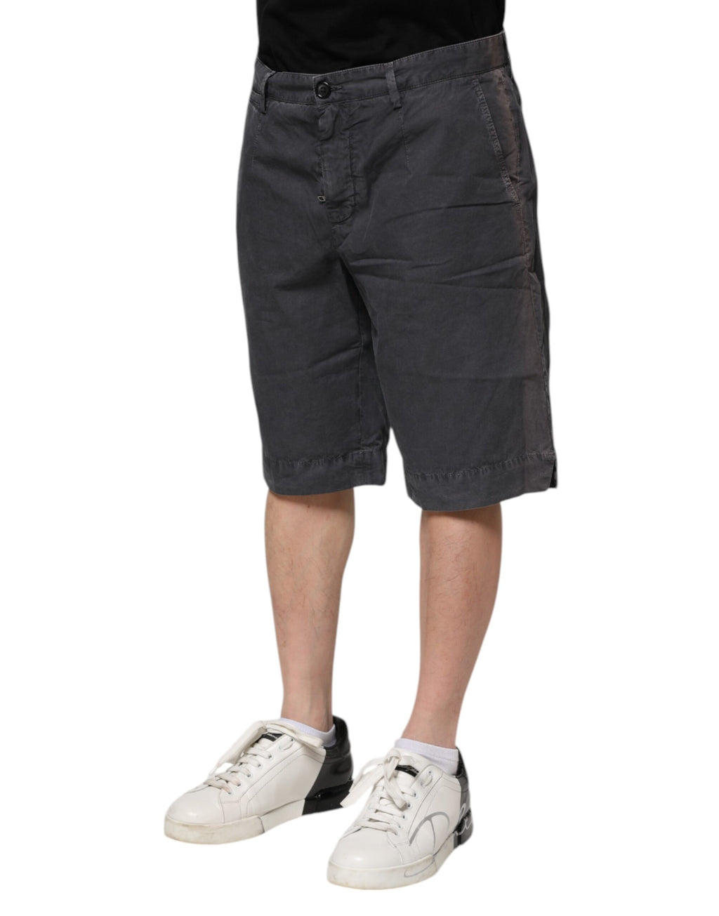 Dolce & Gabbana Grey Bermuda for Men detail view
