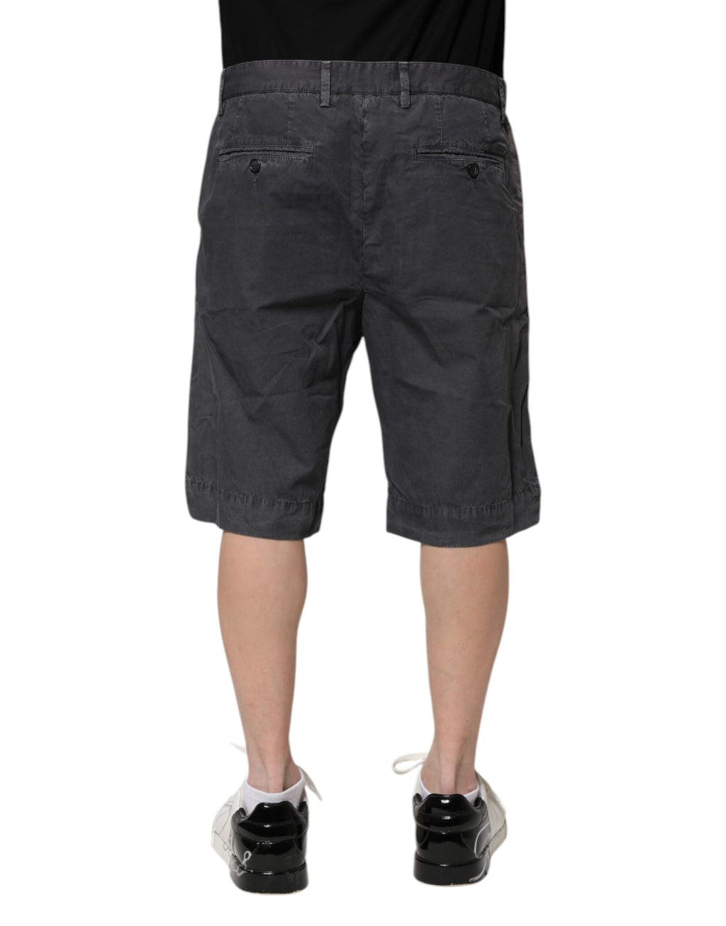 Dolce & Gabbana Grey Bermuda for Men side view