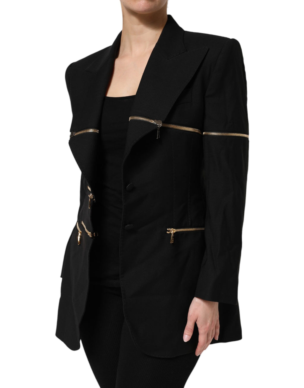 Dolce & Gabbana Black Coat for Women alternate view