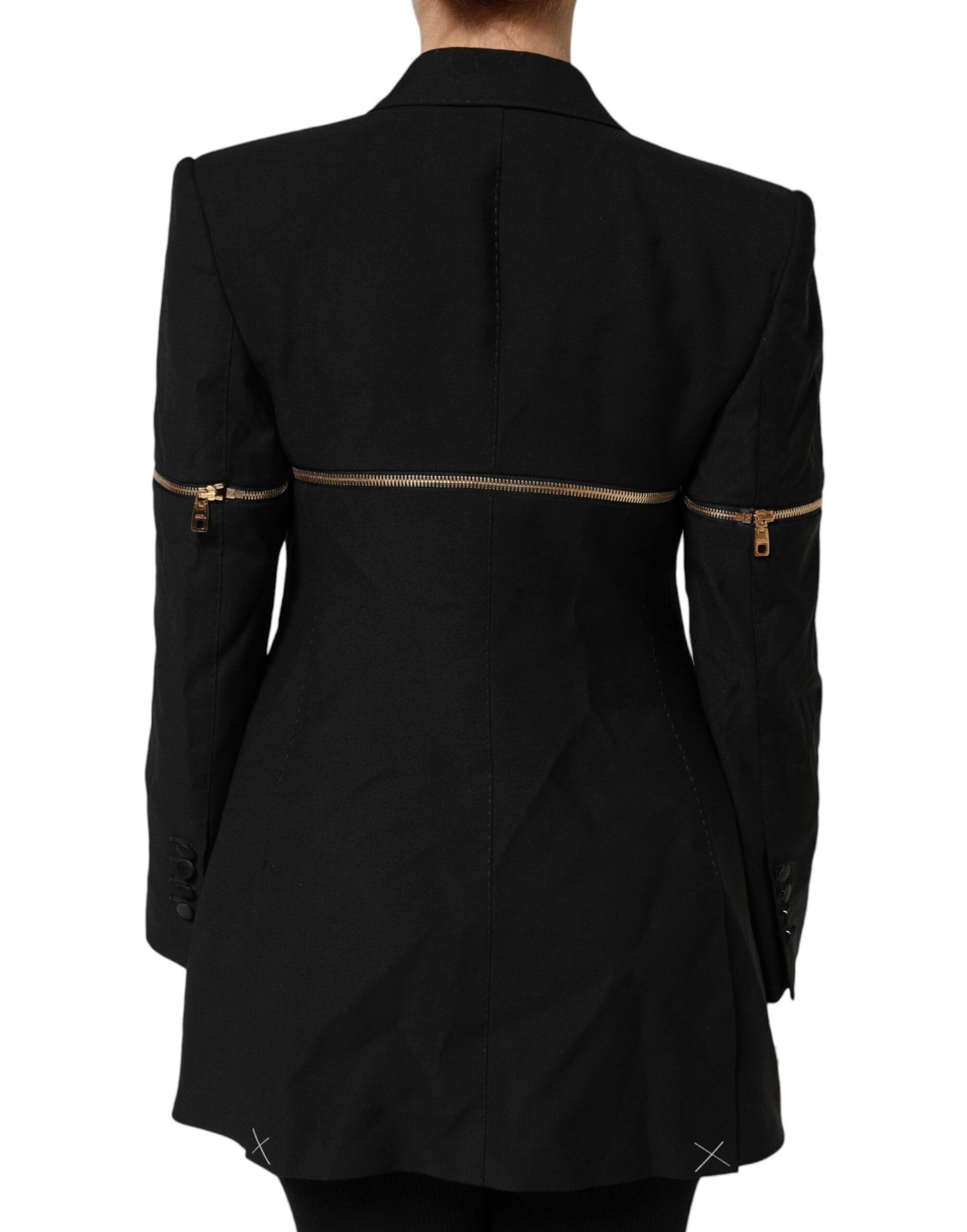 Dolce & Gabbana Black Coat for Women detail view
