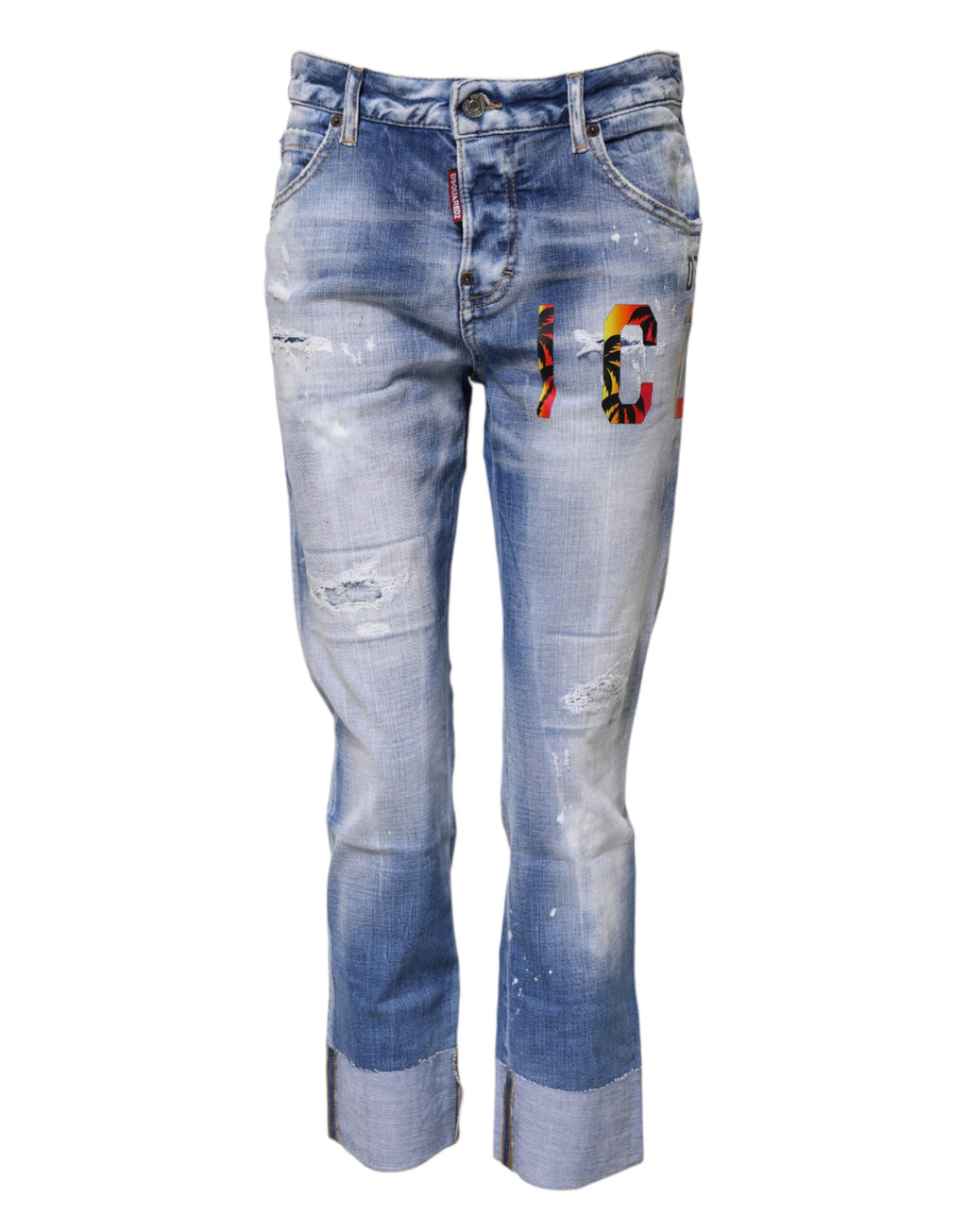 Dsquared² Blue Relaxed Fit Jeans for Women alternate view