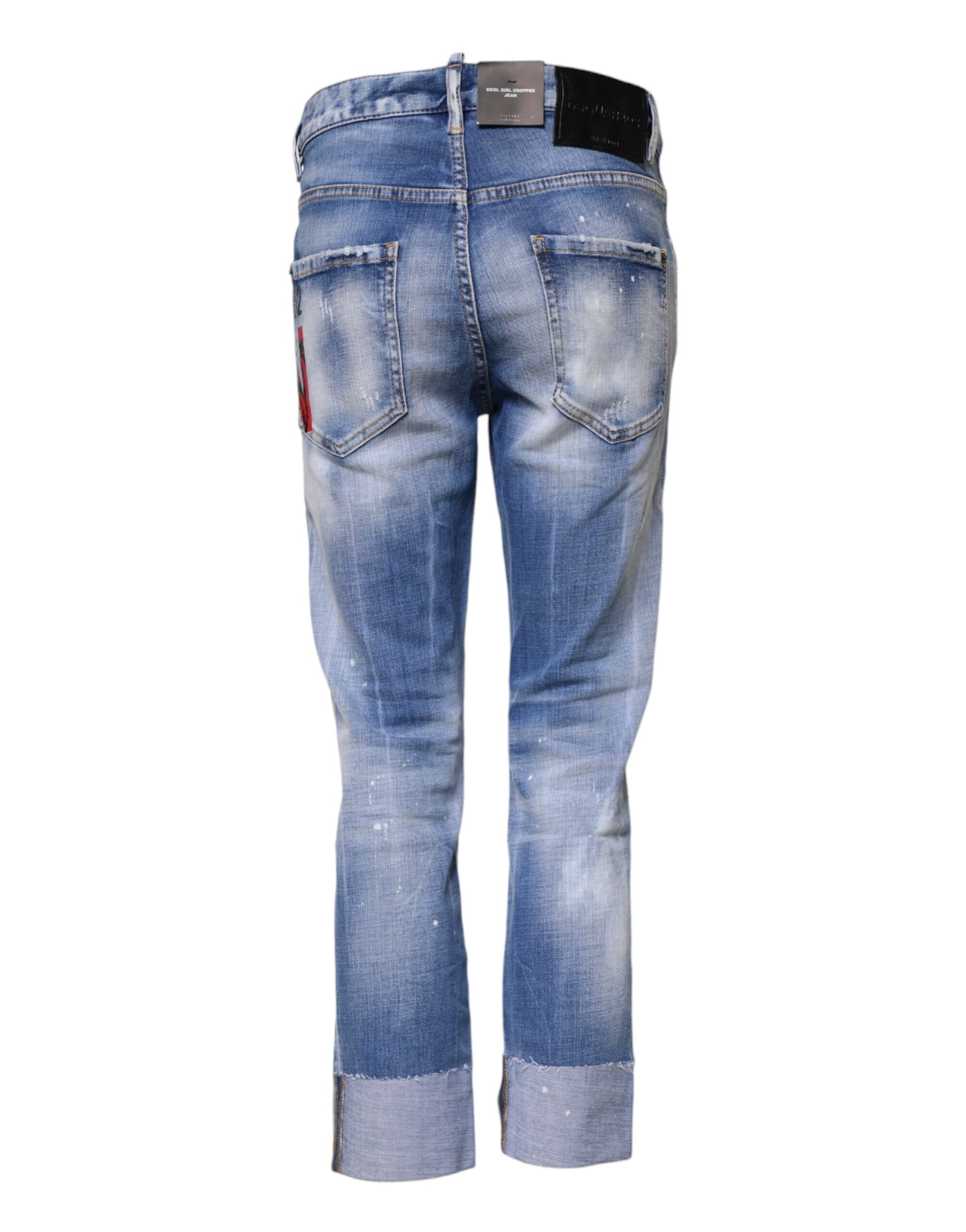 Dsquared² Blue Relaxed Fit Jeans for Women detail view