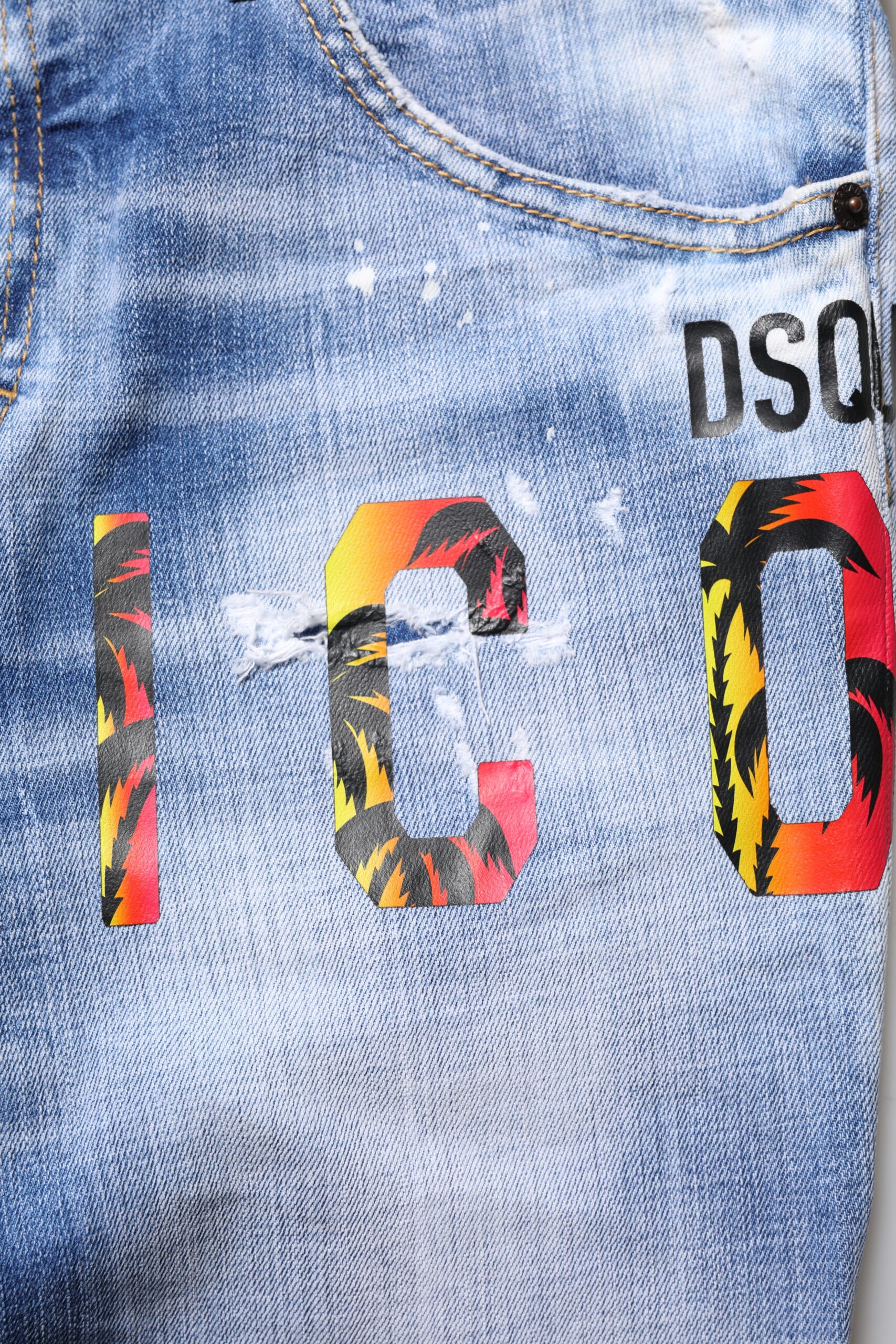Dsquared² Blue Relaxed Fit Jeans for Women additional view