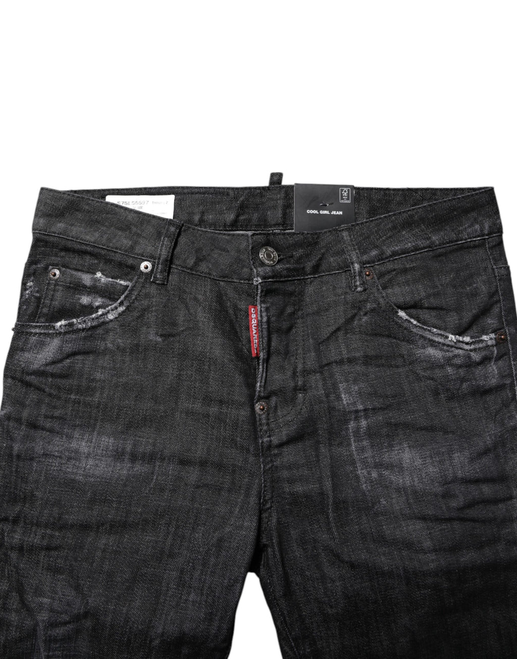 Dsquared² Black Skinny Jeans for Women side view