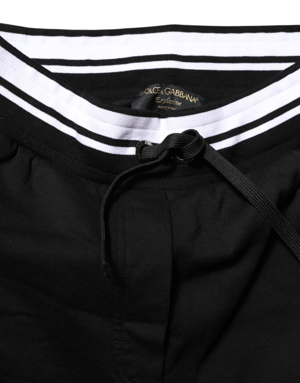 Dolce & Gabbana Black Athletic Pants for Women side view