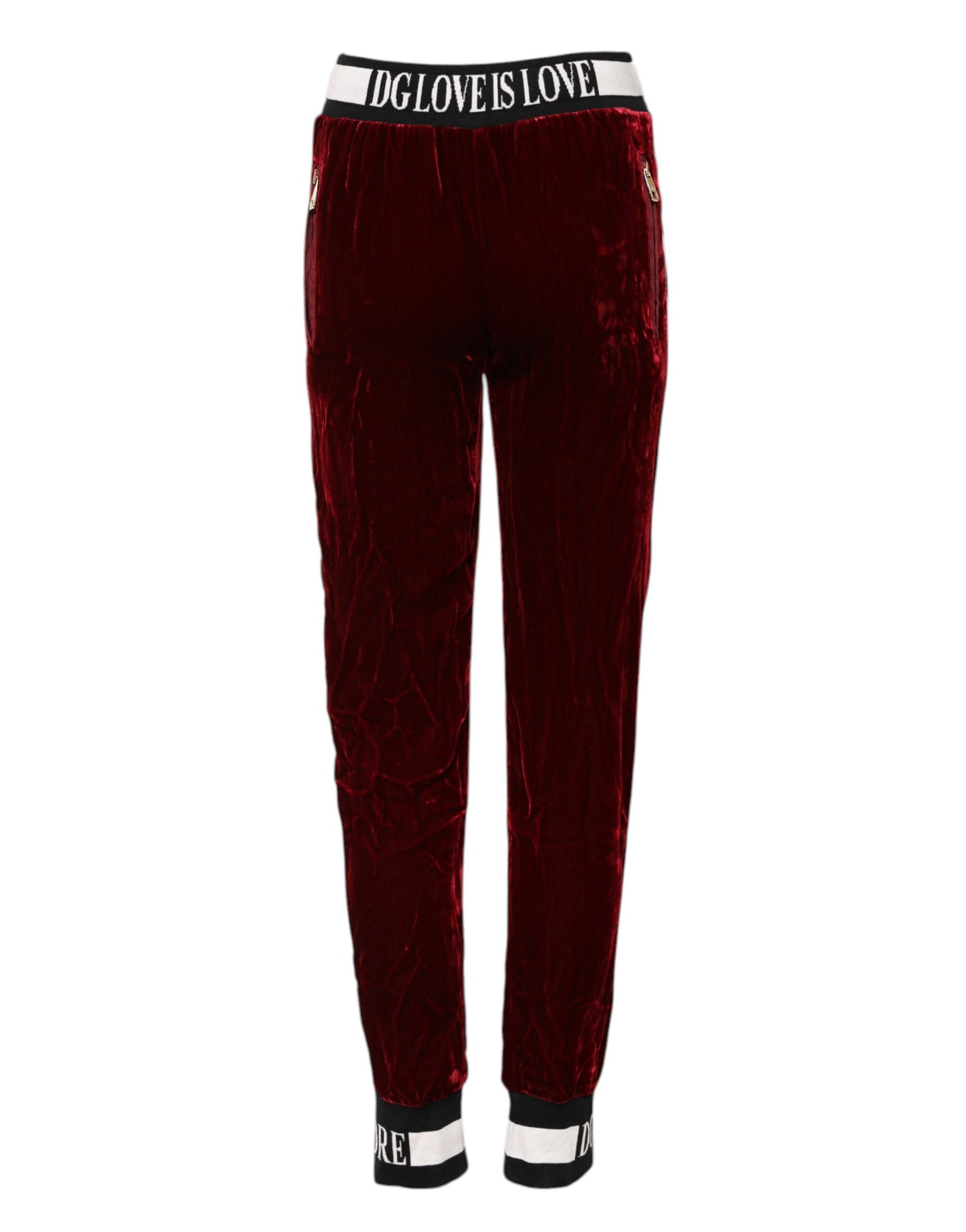 Dolce & Gabbana Red Athletic Pants for Women detail view