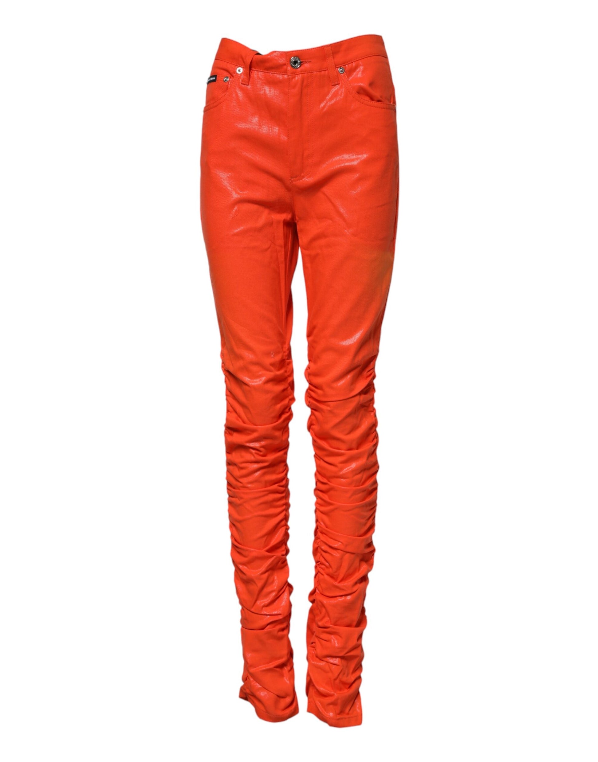 Dolce & Gabbana Orange Skinny Jeans for Women alternate view