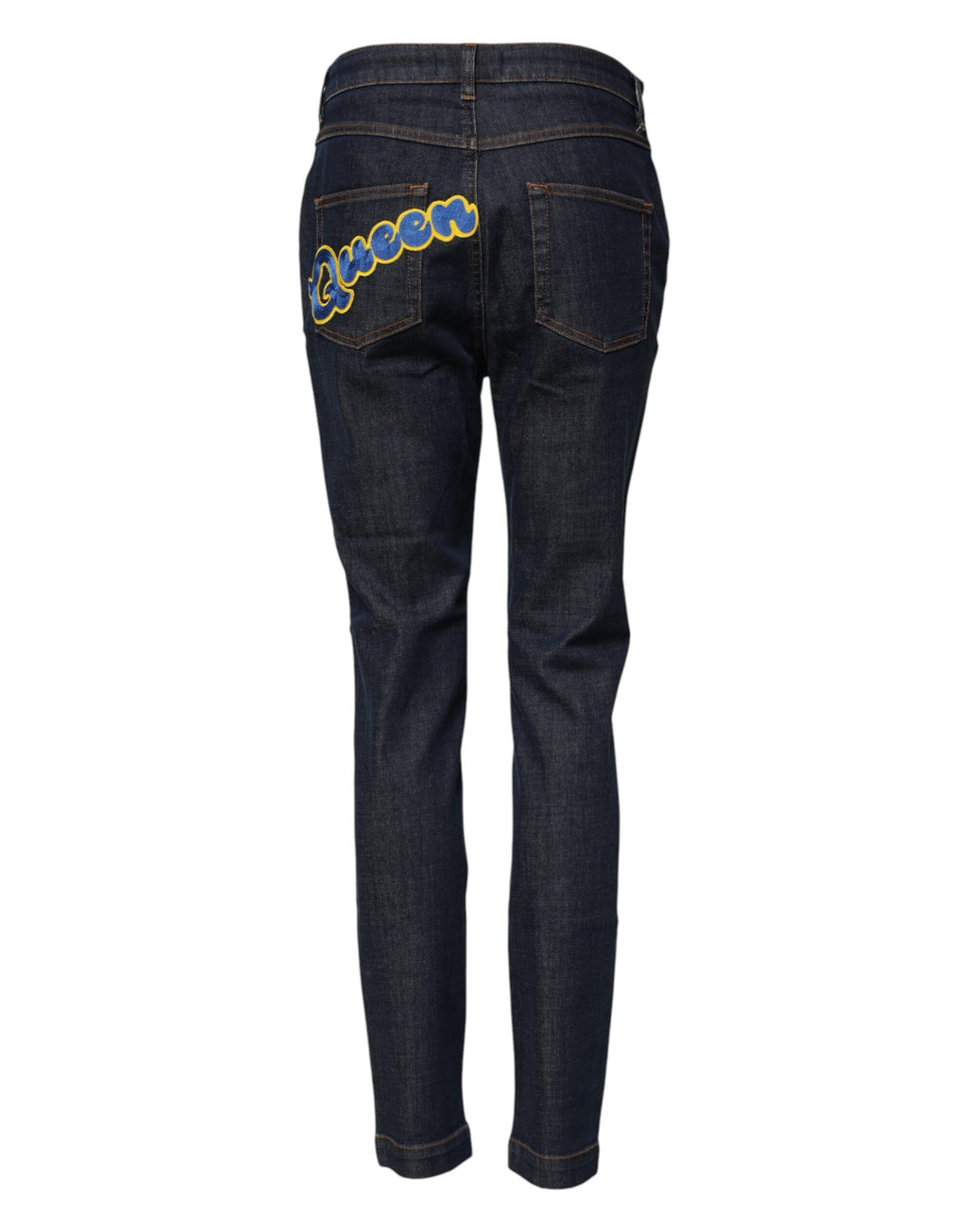 Dolce & Gabbana Blue Skinny Jeans for Women detail view