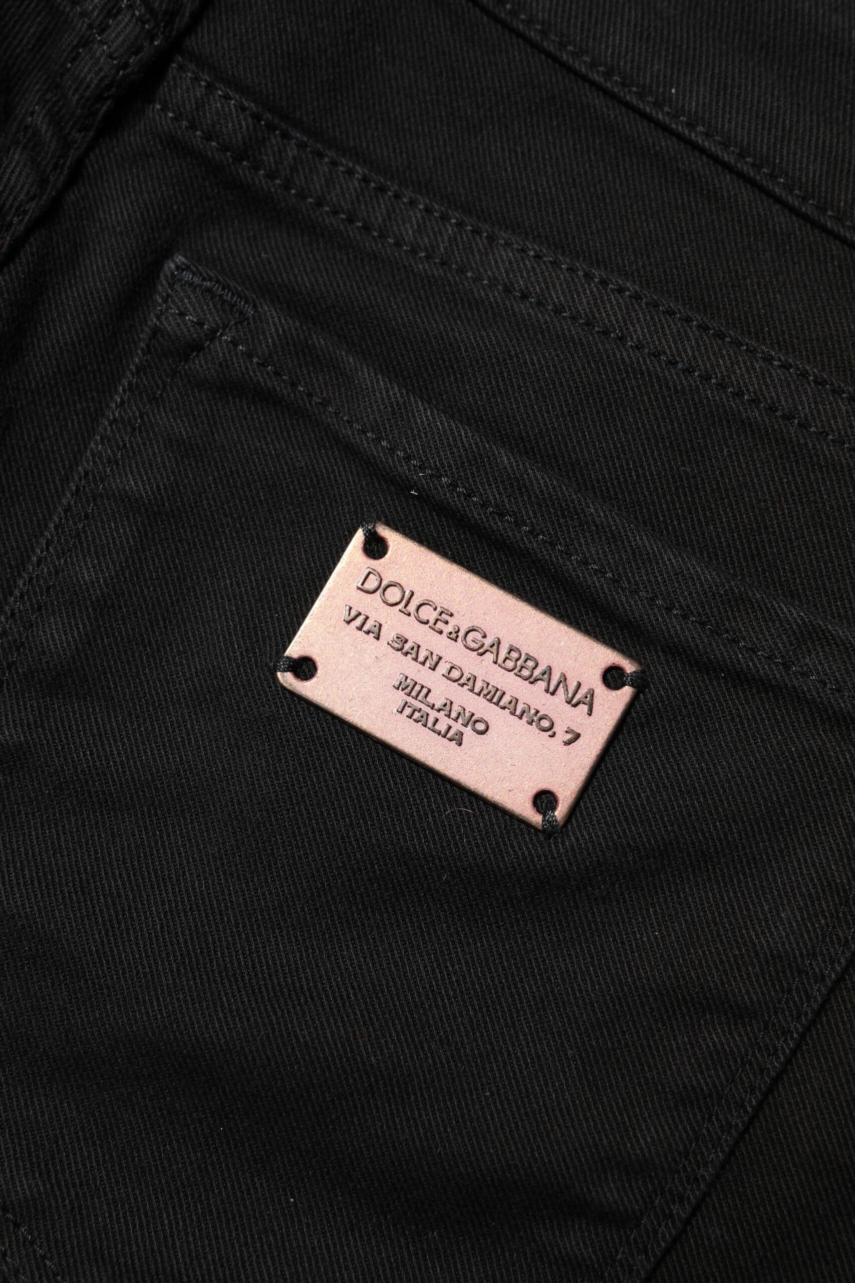 Dolce & Gabbana Black Skinny Jeans for Women additional view