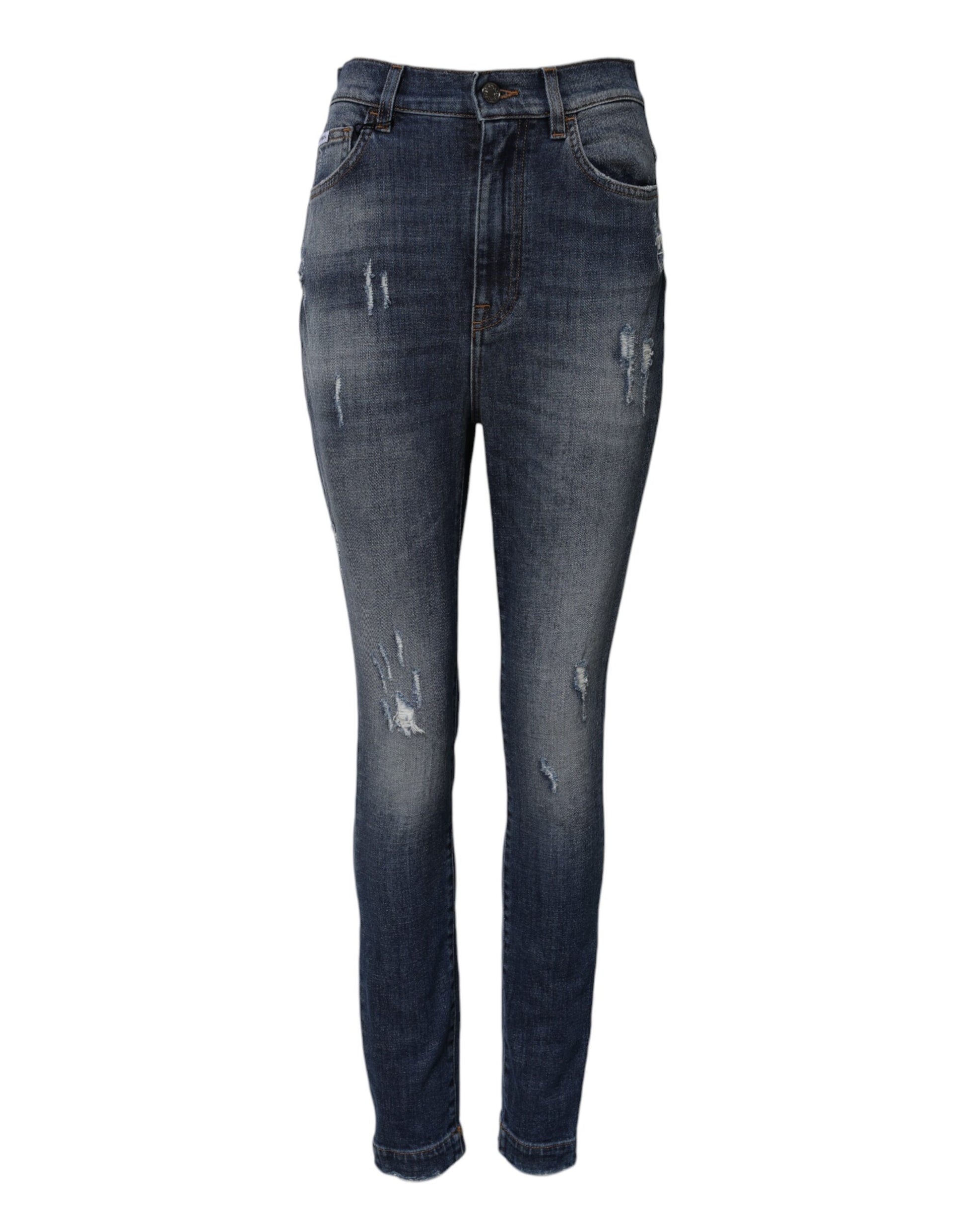 Dolce & Gabbana Blue Skinny Jeans for Women