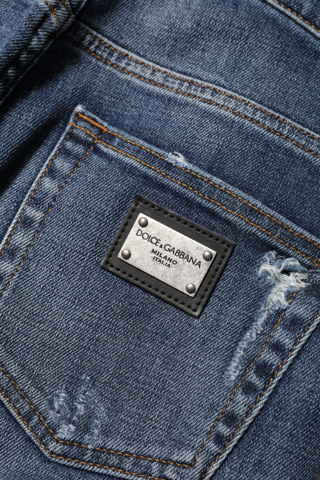 Dolce & Gabbana Blue Skinny Jeans for Women additional view
