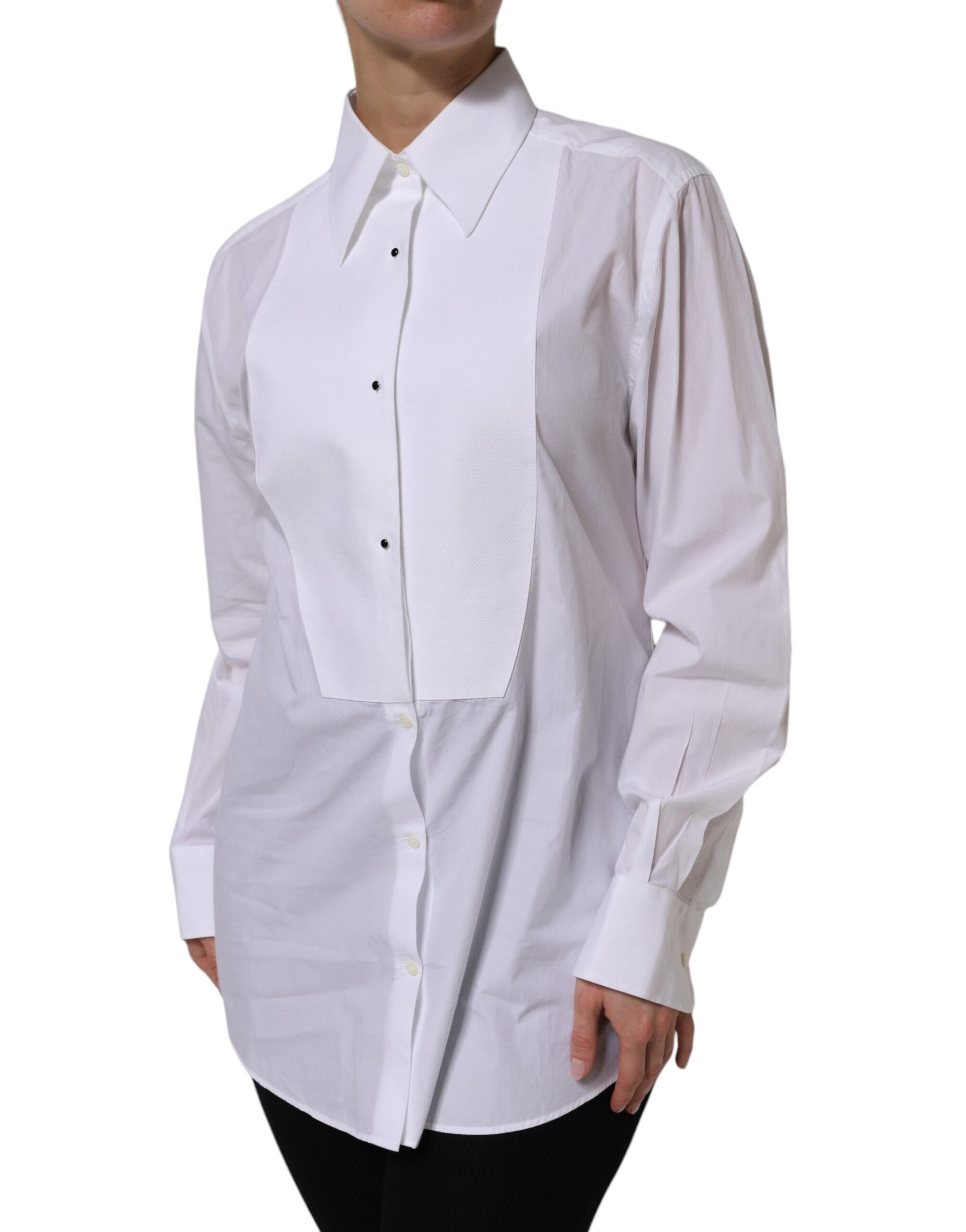 Dolce & Gabbana White Dress Shirt for Women detail view