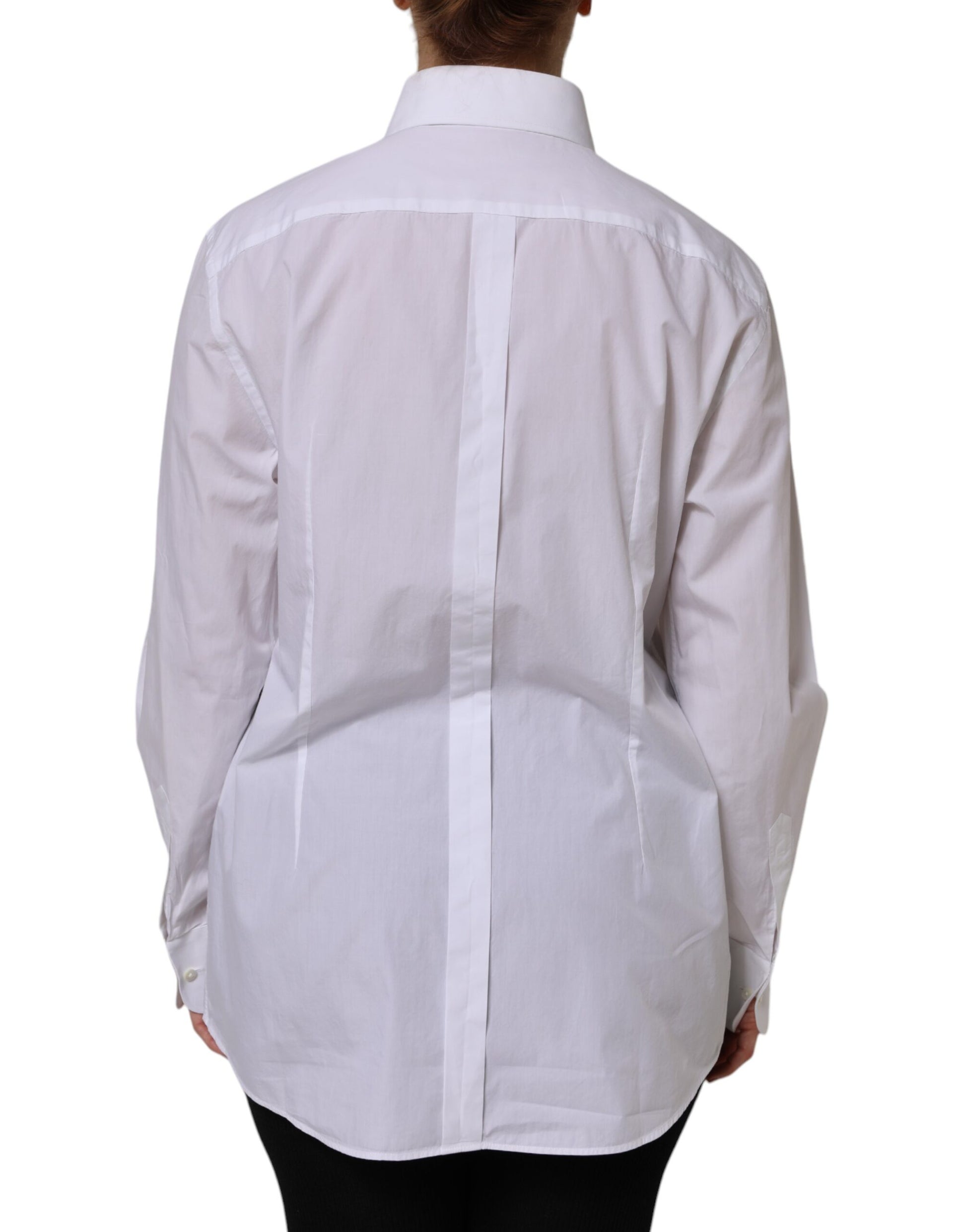 Dolce & Gabbana White Dress Shirt for Women side view
