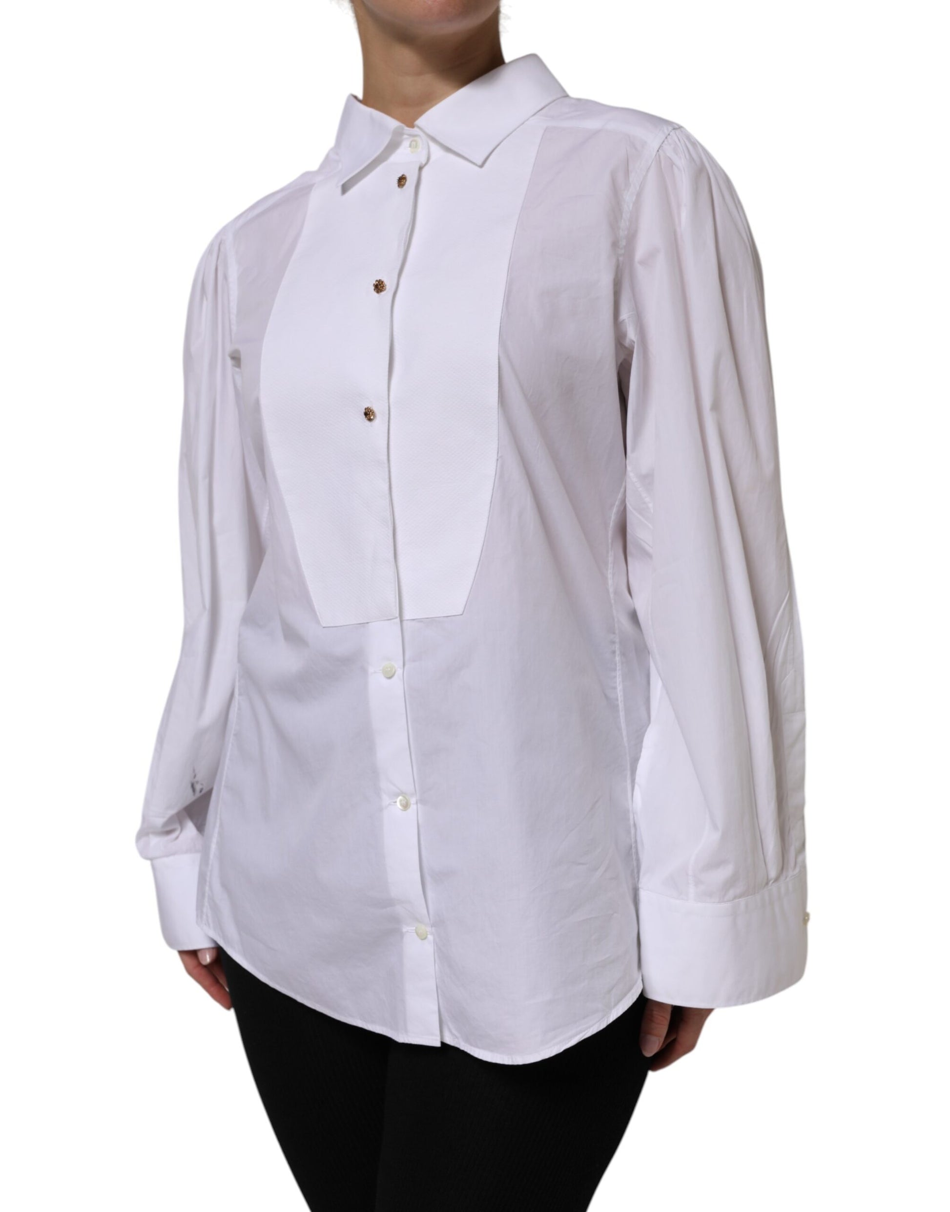 Dolce & Gabbana White Dress Shirt for Women detail view