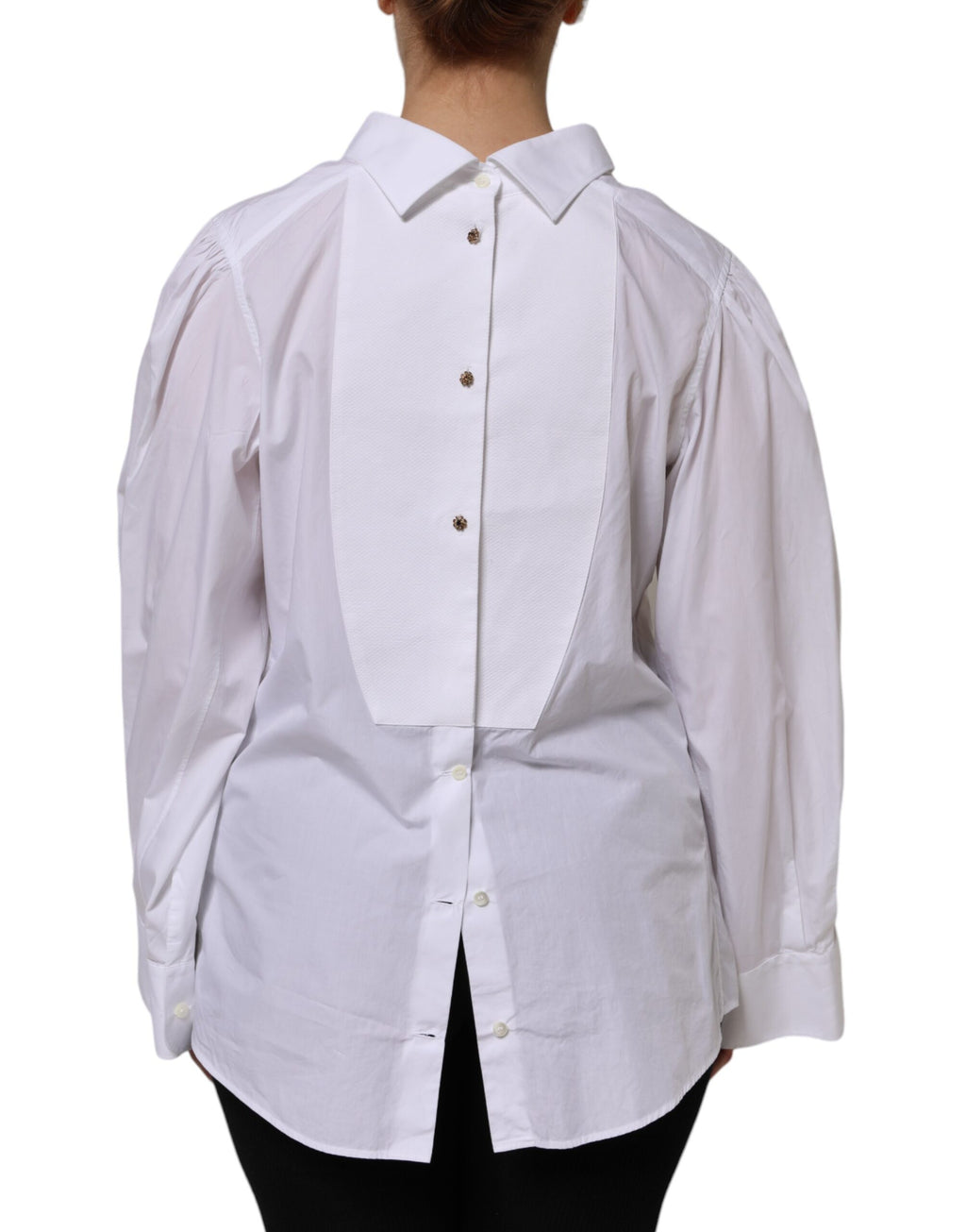 Dolce & Gabbana White Dress Shirt for Women side view