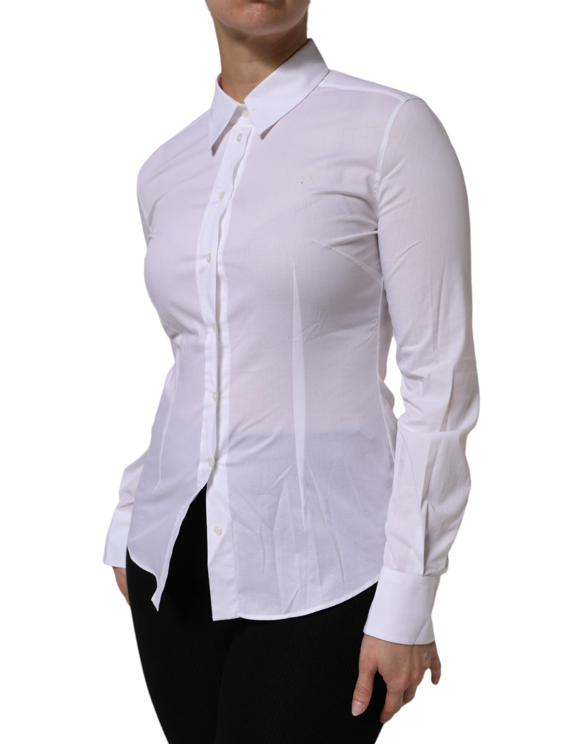 Dolce & Gabbana White Dress Shirt for Women detail view