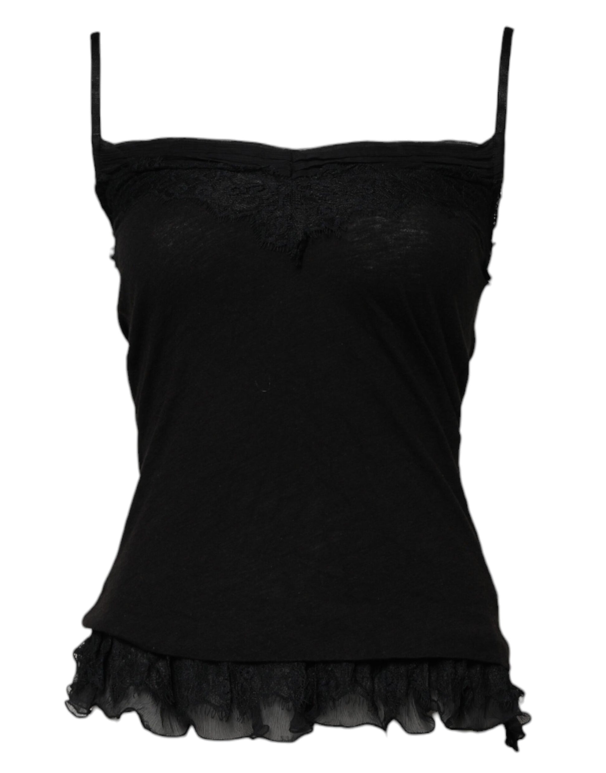 Scervino Street Black Tank Tops T for Women alternate view