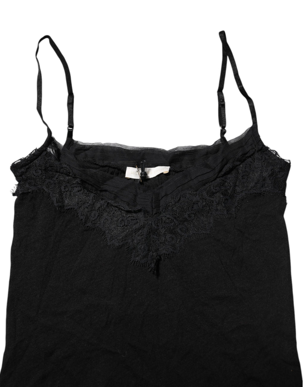 Scervino Street Black Tank Tops T for Women side view