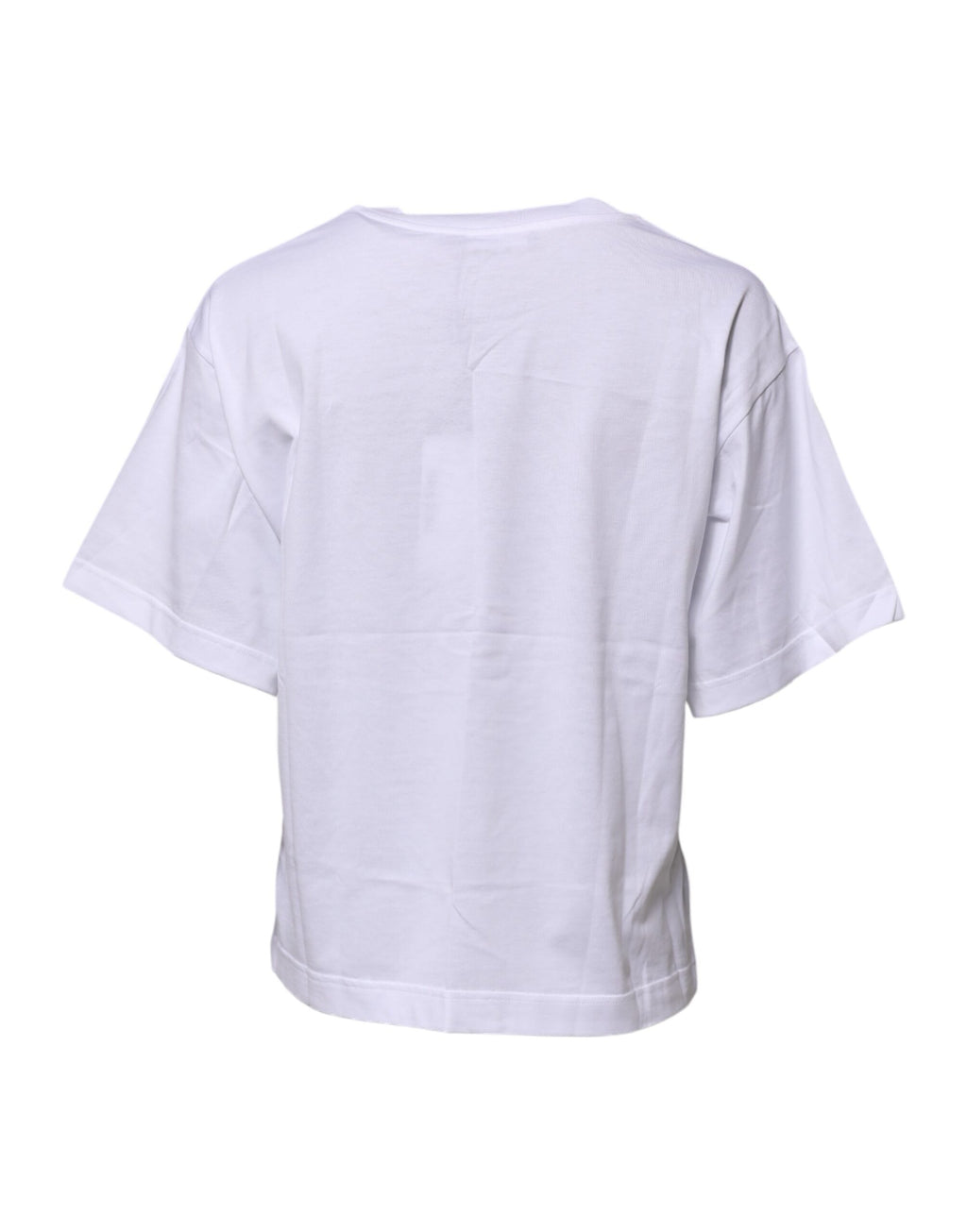 T-shirt col rond Dolce & Gabbana en coton blanc à imprimé graphique