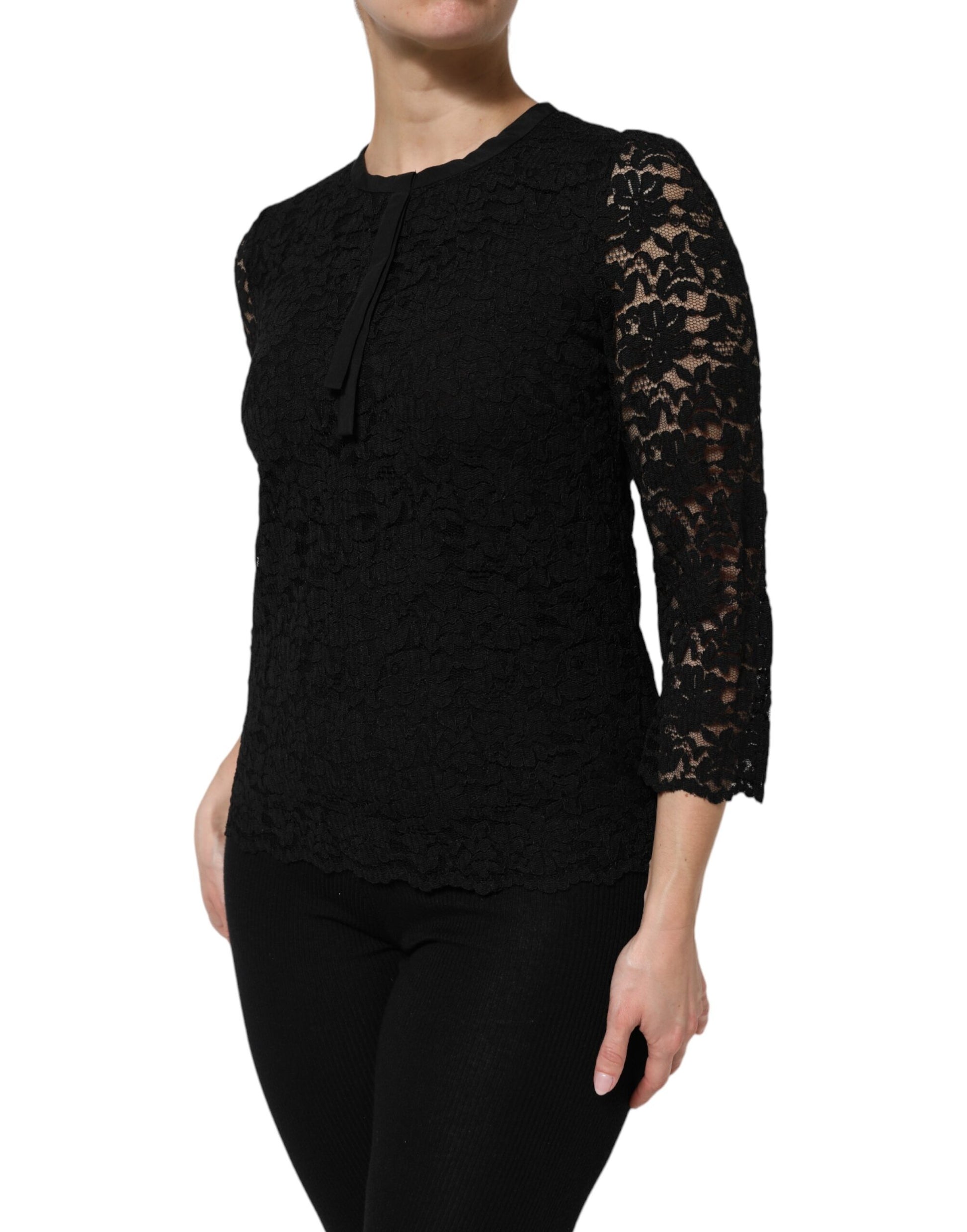Dolce & Gabbana Black Blouse for Women detail view
