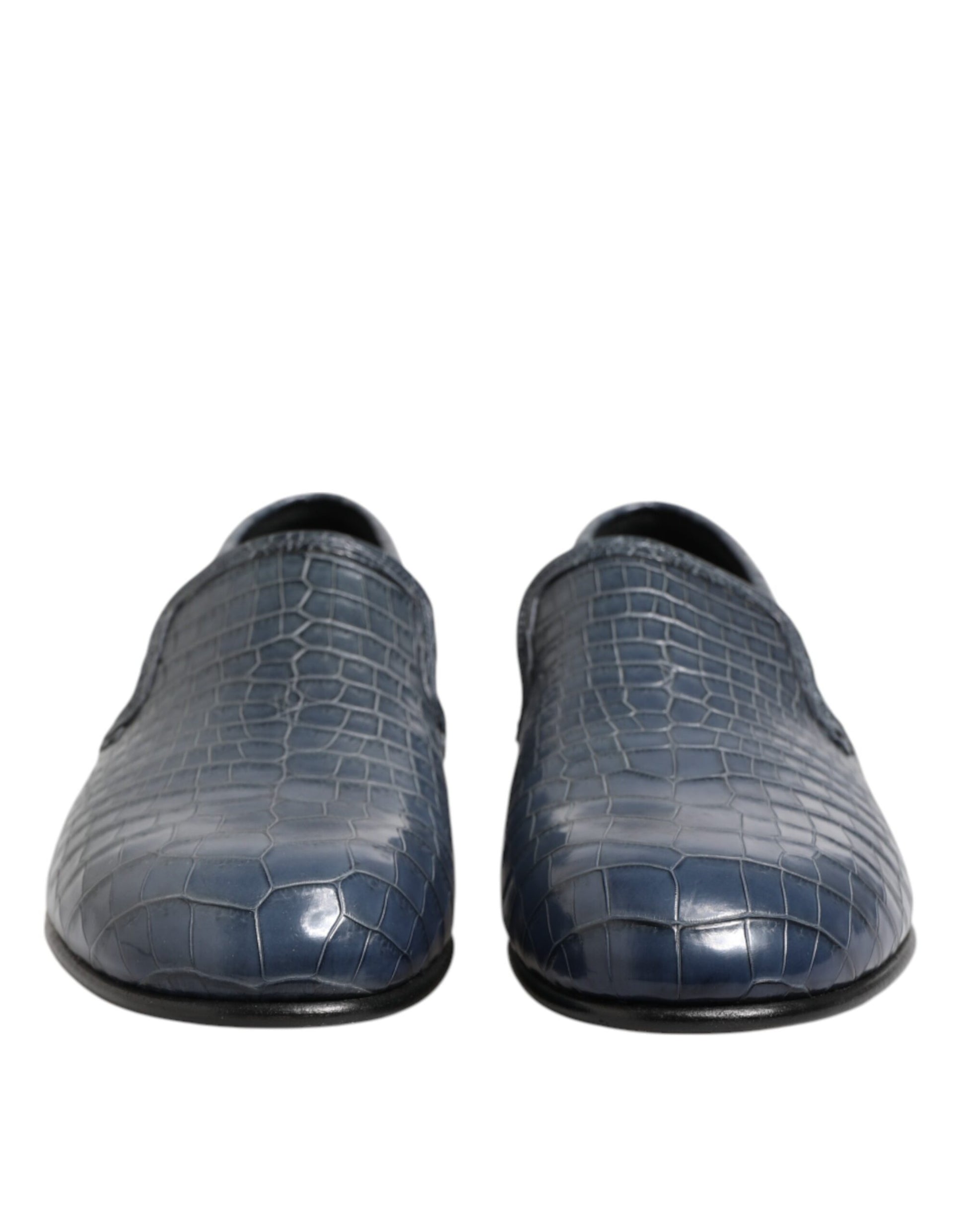 Dolce & Gabbana Blue Slip On Loafers for Men alternate view