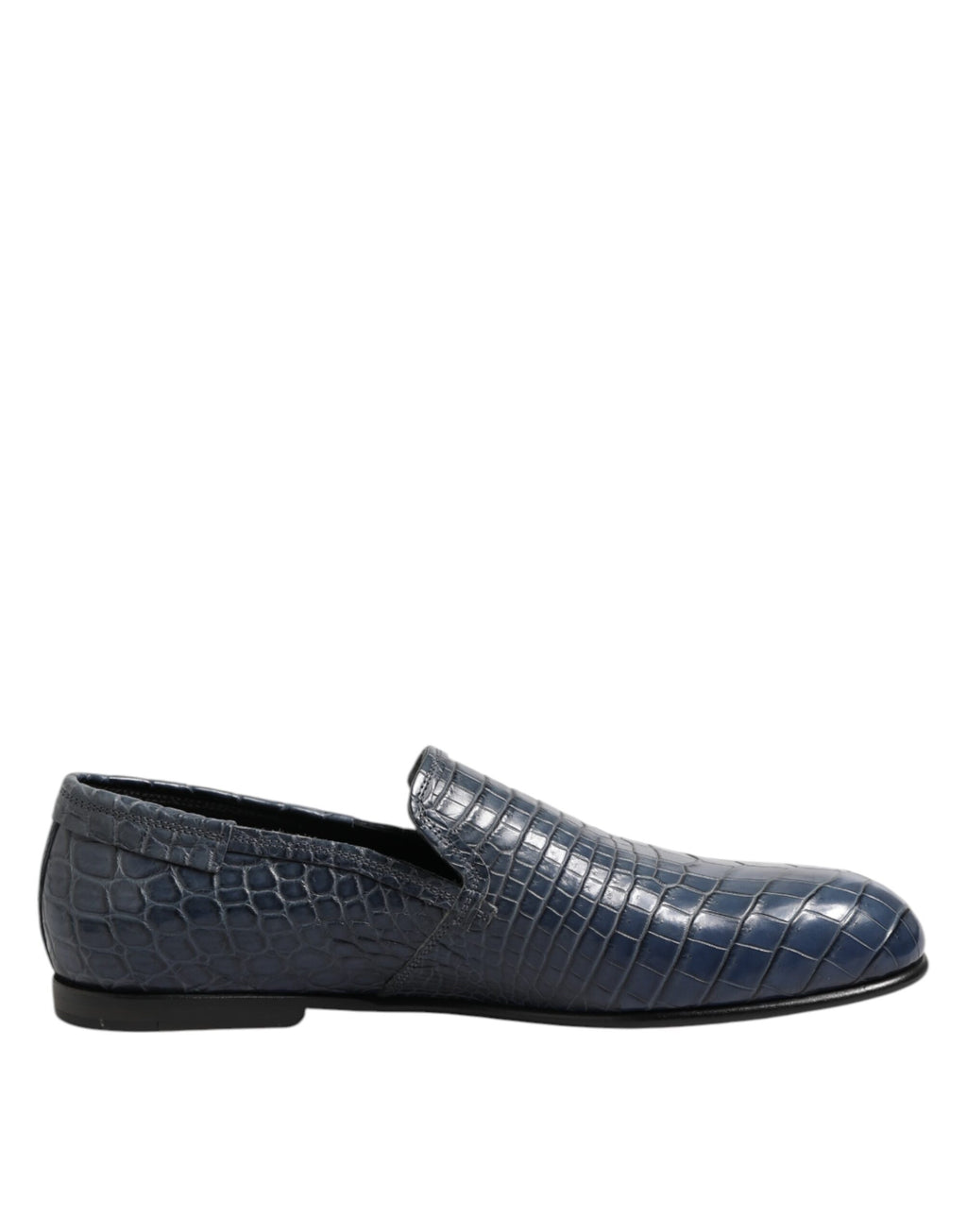 Dolce & Gabbana Blue Slip On Loafers for Men