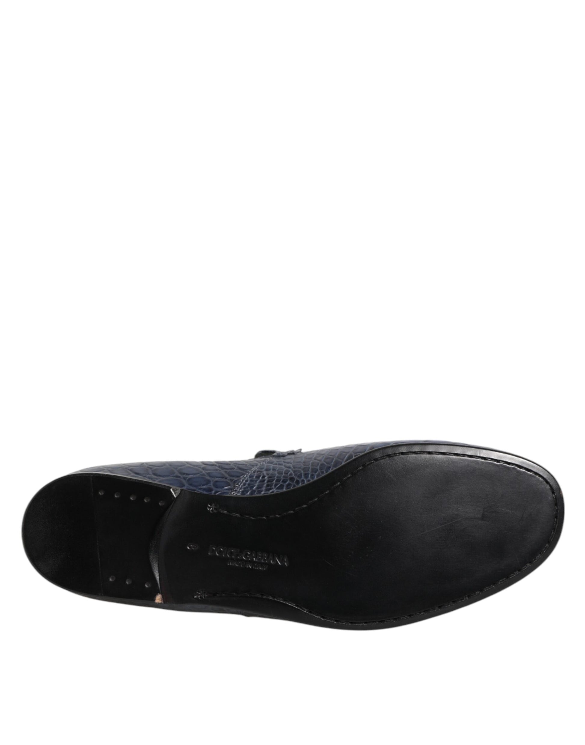 Dolce & Gabbana Blue Slip On Loafers for Men additional view