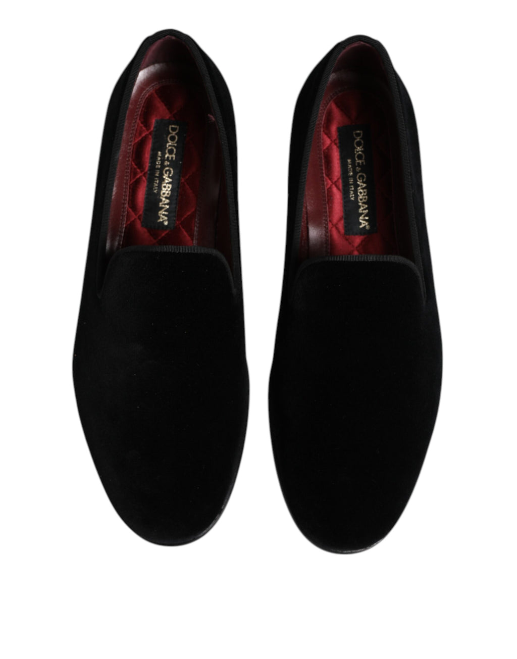 Dolce & Gabbana Black Slip On Loafers for Men detail view