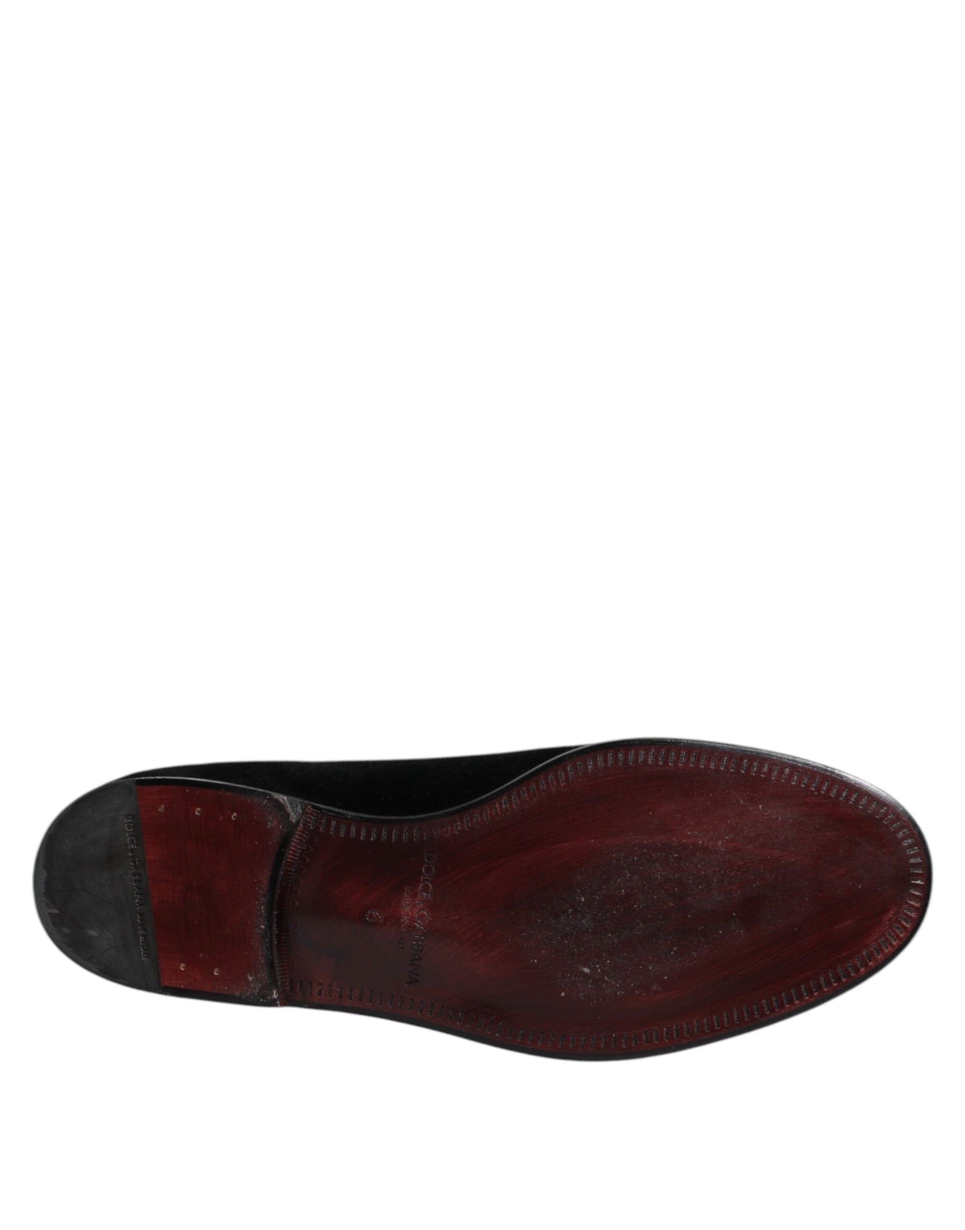 Dolce & Gabbana Black Slip On Loafers for Men additional view