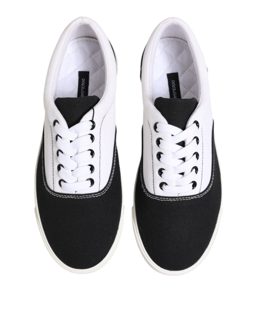 Dolce & Gabbana Black Low Top Sneakers for Men detail view