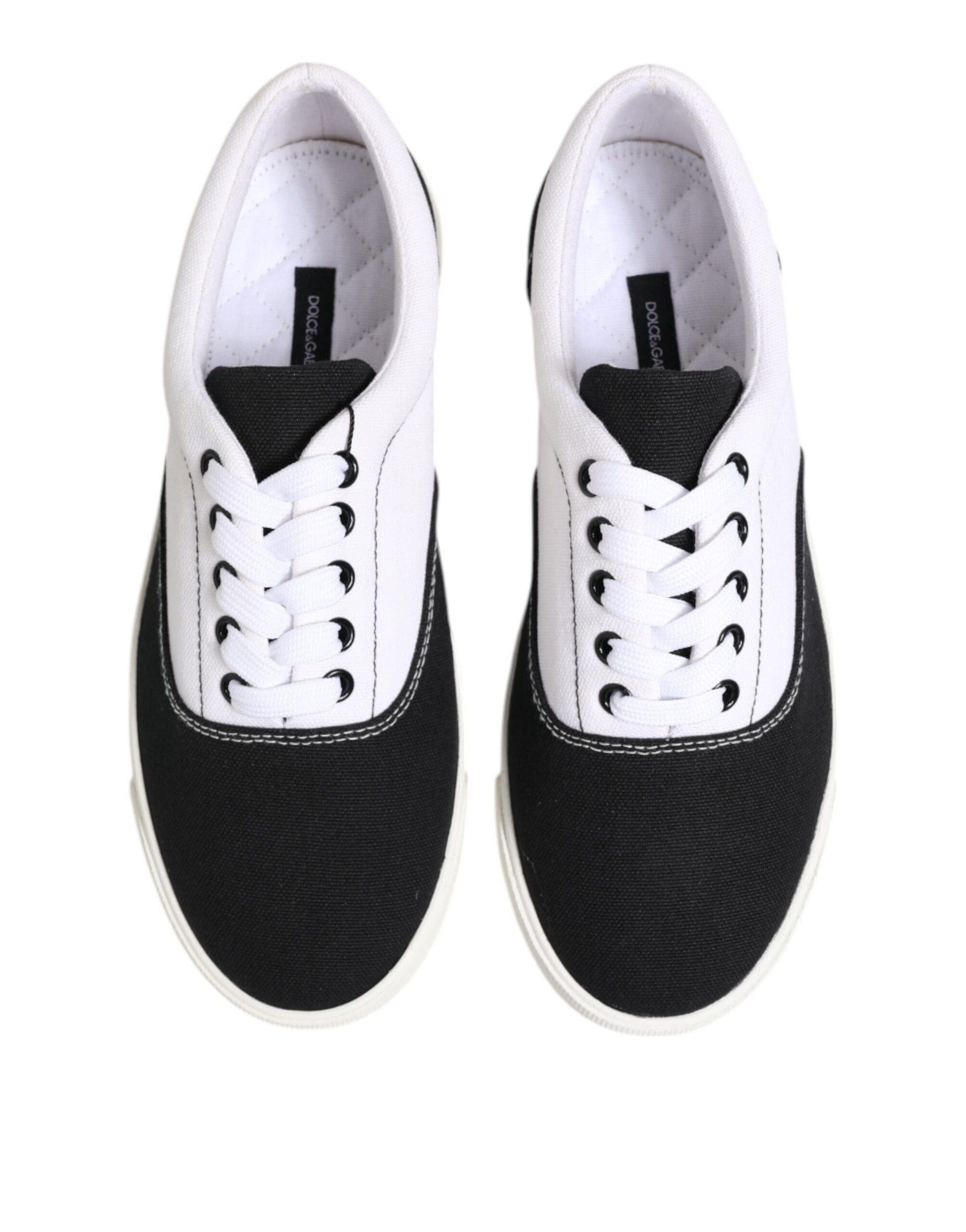 Dolce & Gabbana Black Low Top Sneakers for Men detail view
