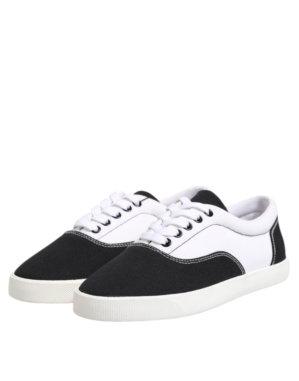 Dolce & Gabbana Black Low Top Sneakers for Men side view