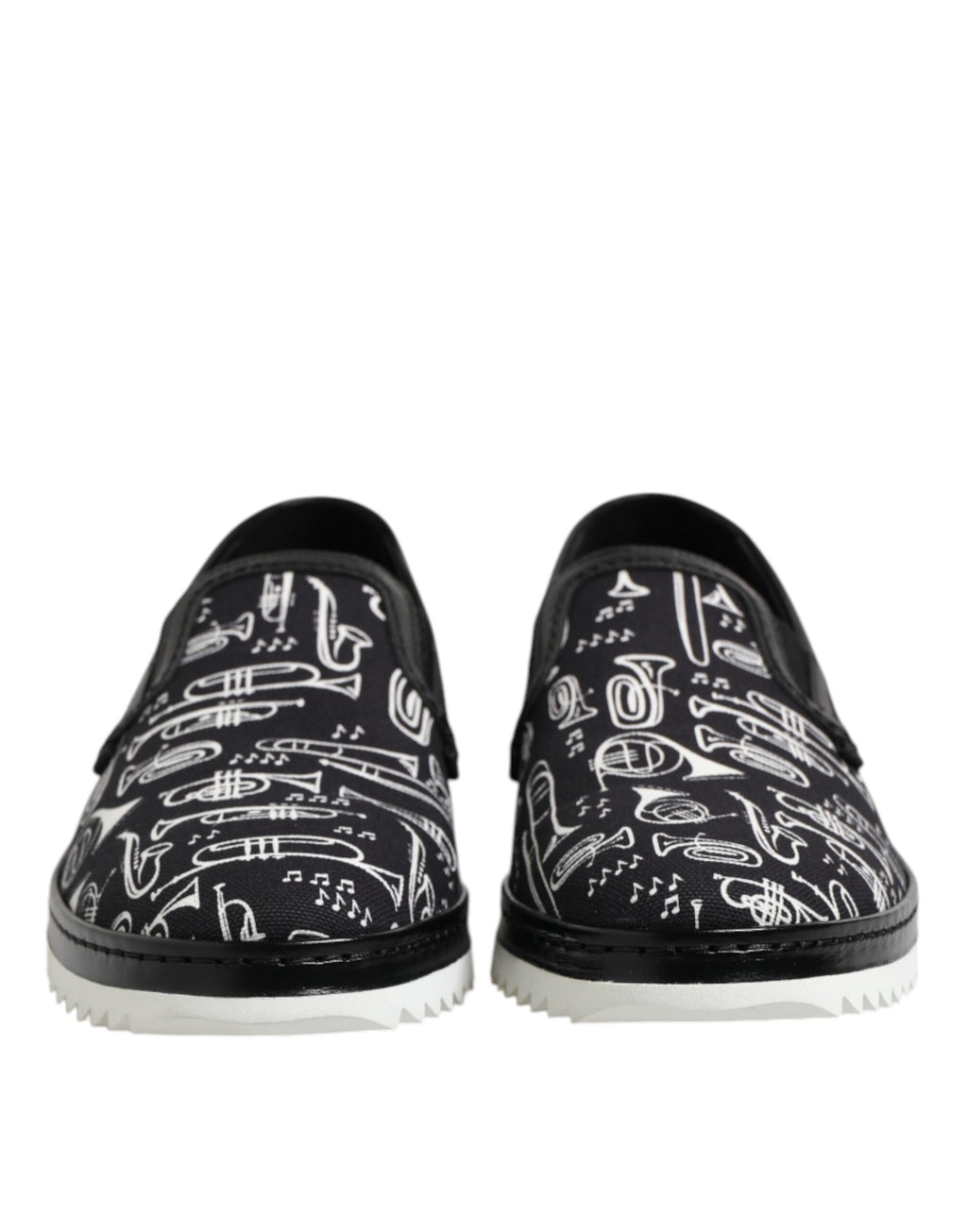 Dolce & Gabbana Black Slip On Loafers for Men alternate view