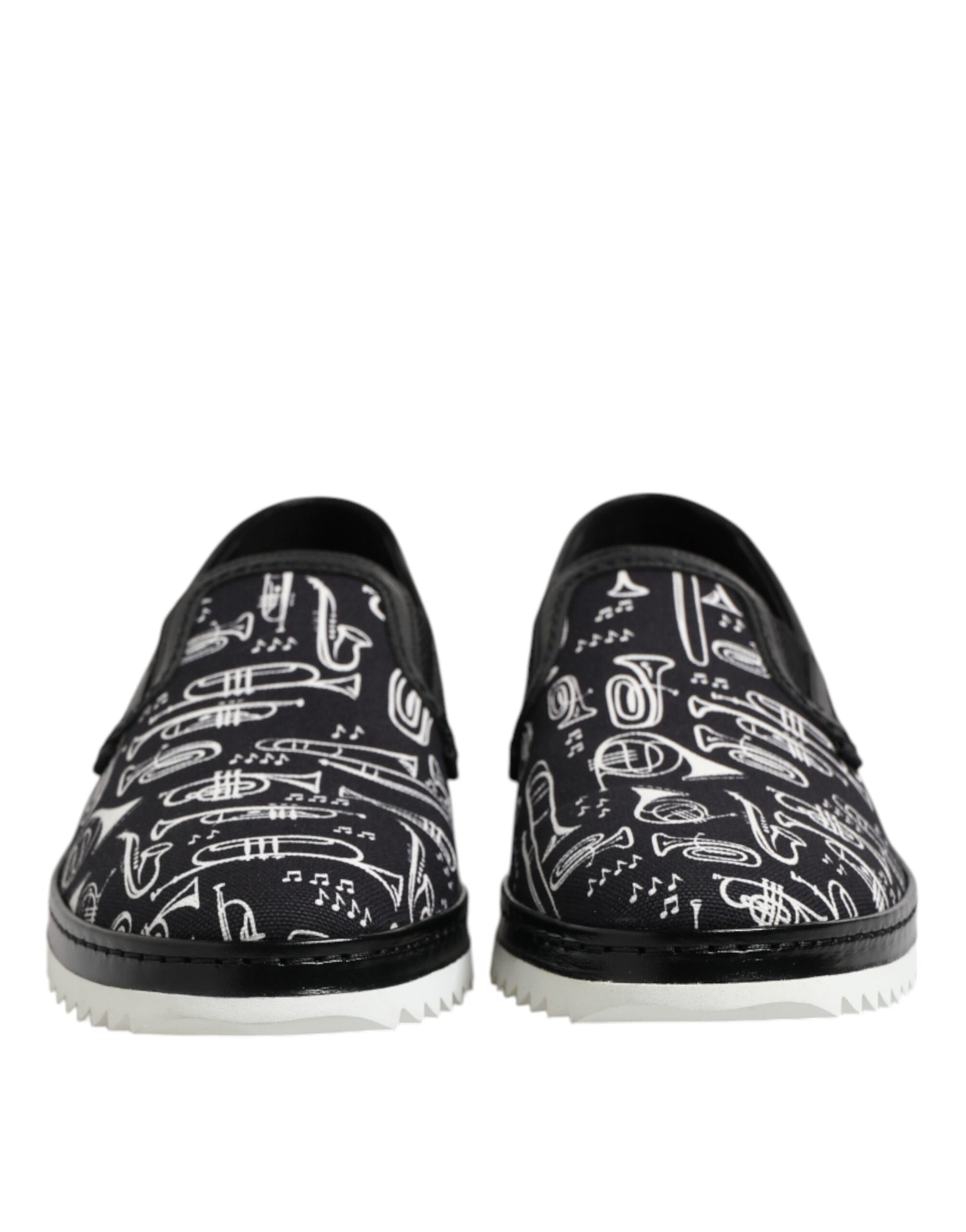 Dolce & Gabbana Black Slip On Loafers for Men alternate view