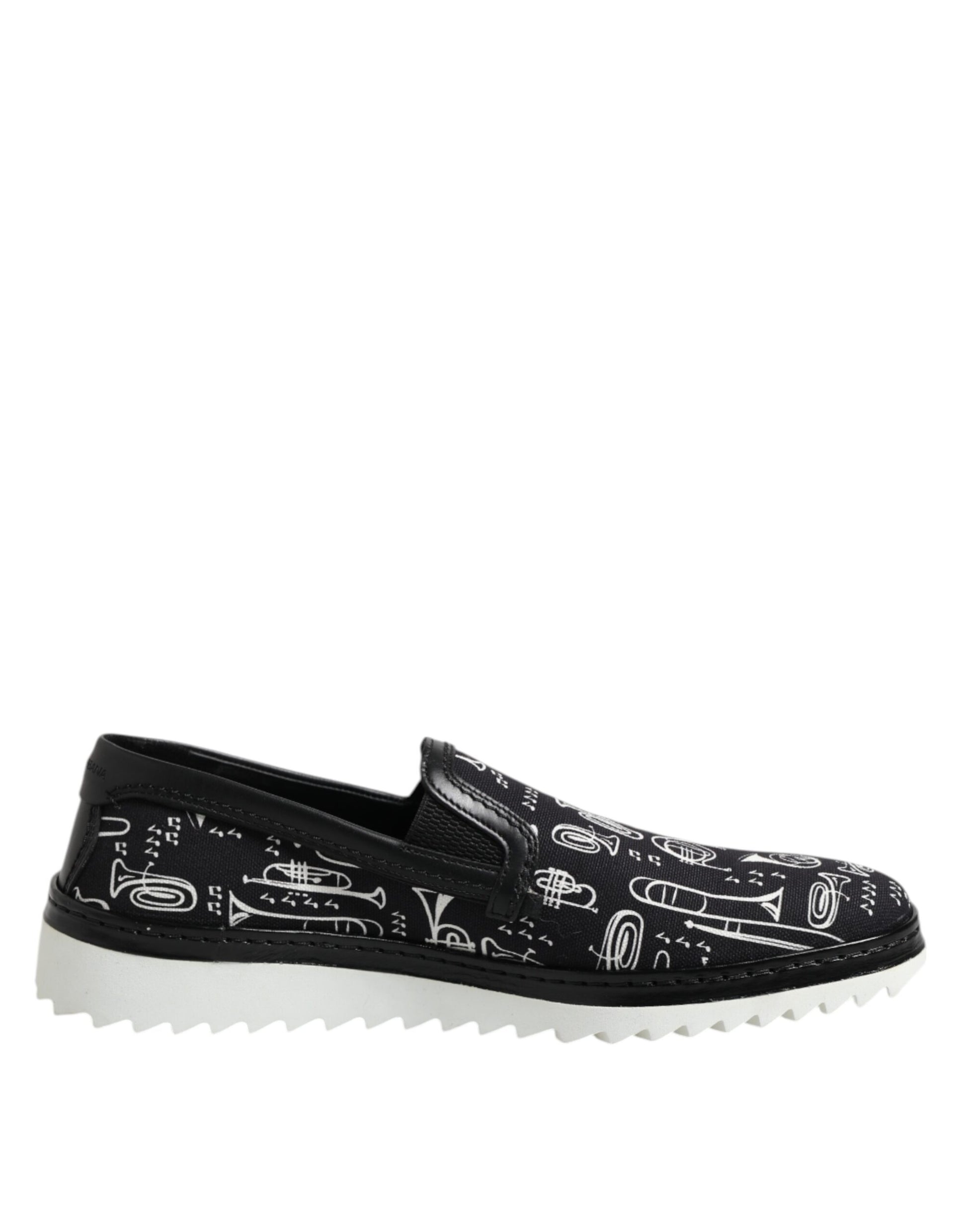 Dolce & Gabbana Black Slip On Loafers for Men