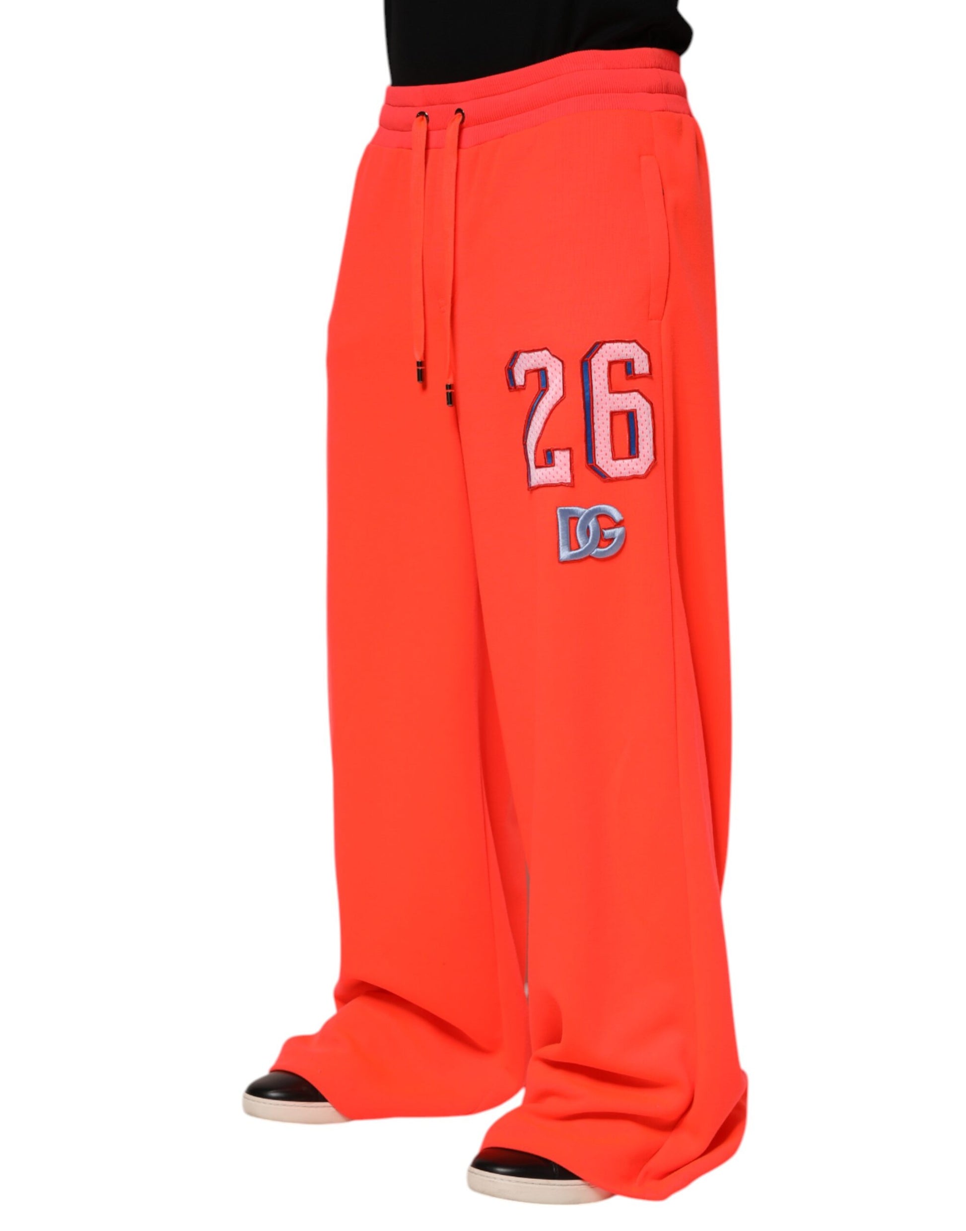 Dolce & Gabbana Orange Athletic Pants for Men detail view