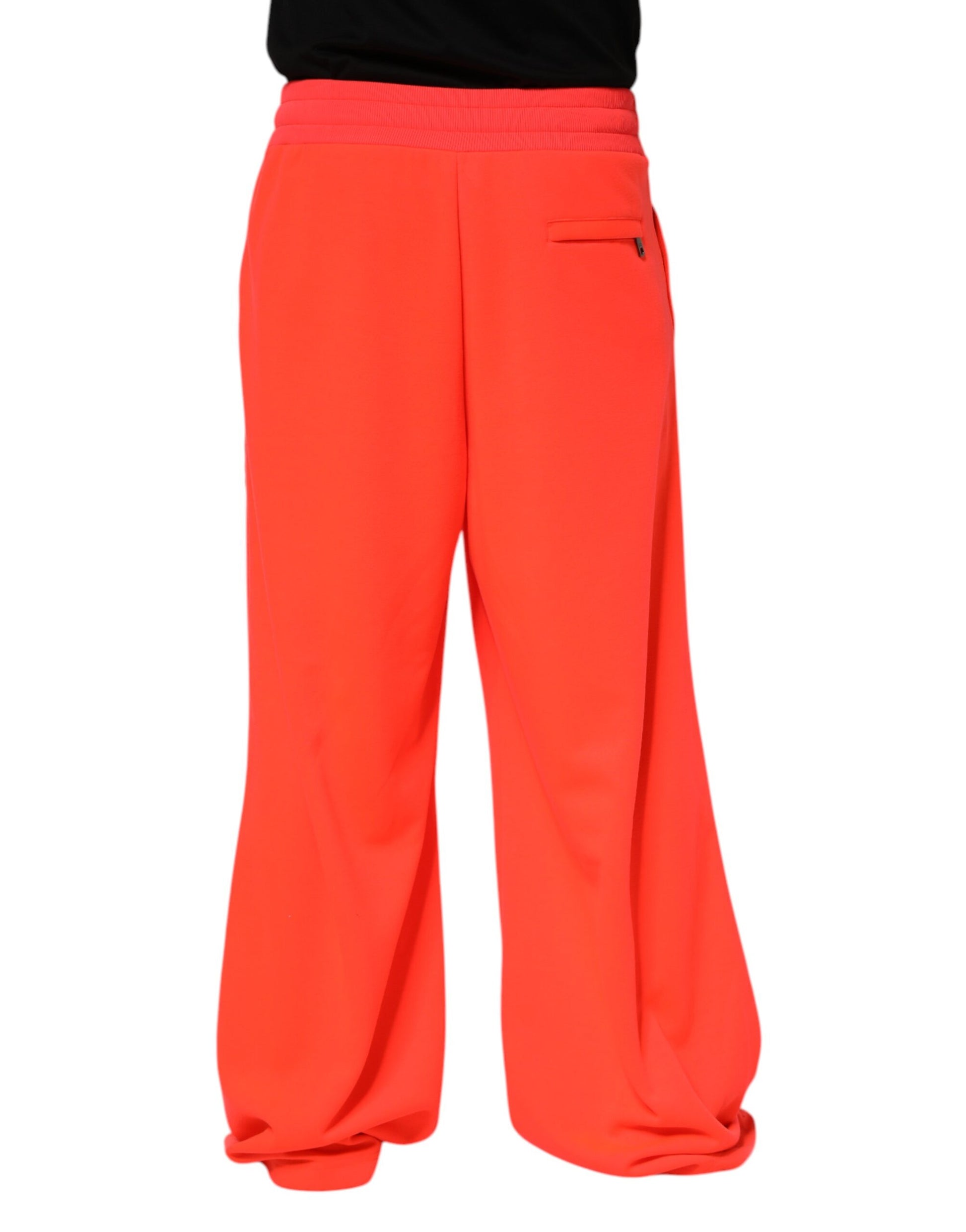 Dolce & Gabbana Orange Athletic Pants for Men side view