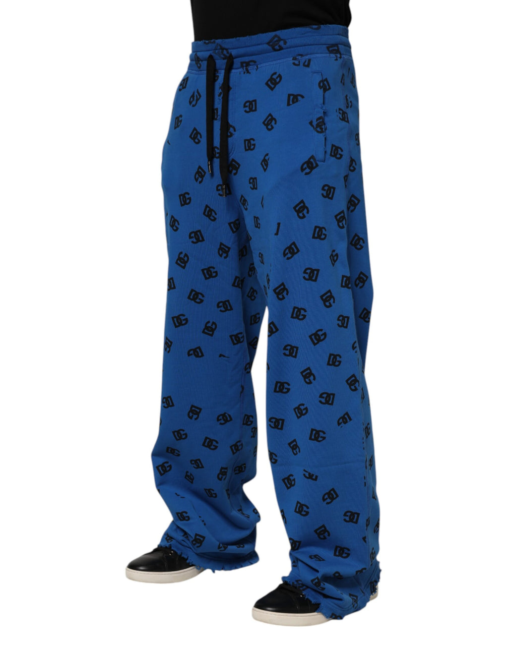 Dolce & Gabbana Blue Athletic Pants for Men detail view